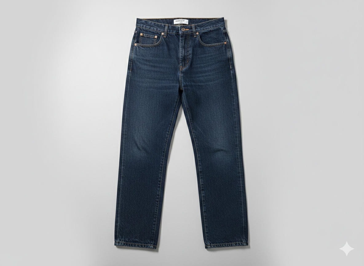 Continue Classic Straight-Leg Jeans – Dark Wash