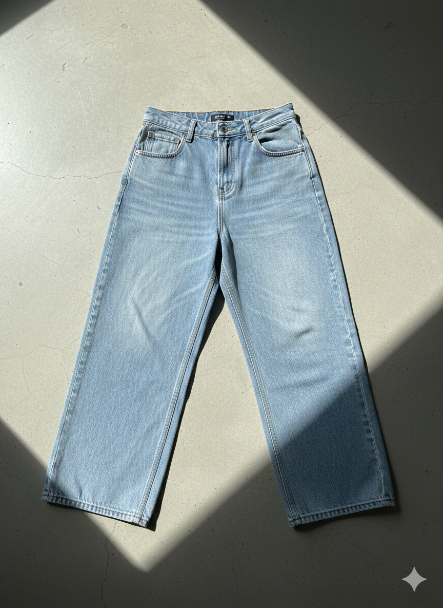 CONTINUE JEANS OVER SIZED BAGGY FIT DBG/2