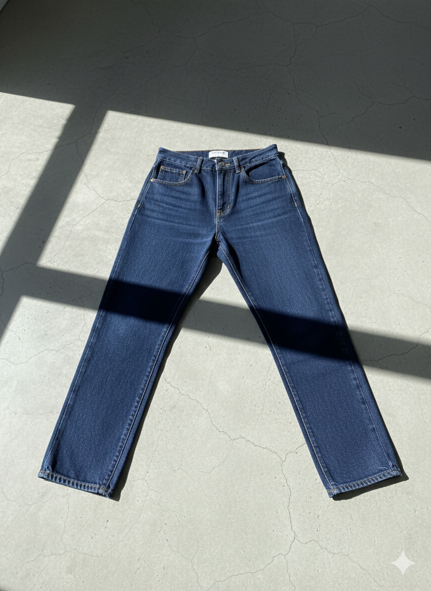 CONTINUE JEANS SEMI WIDE LEG WV/4