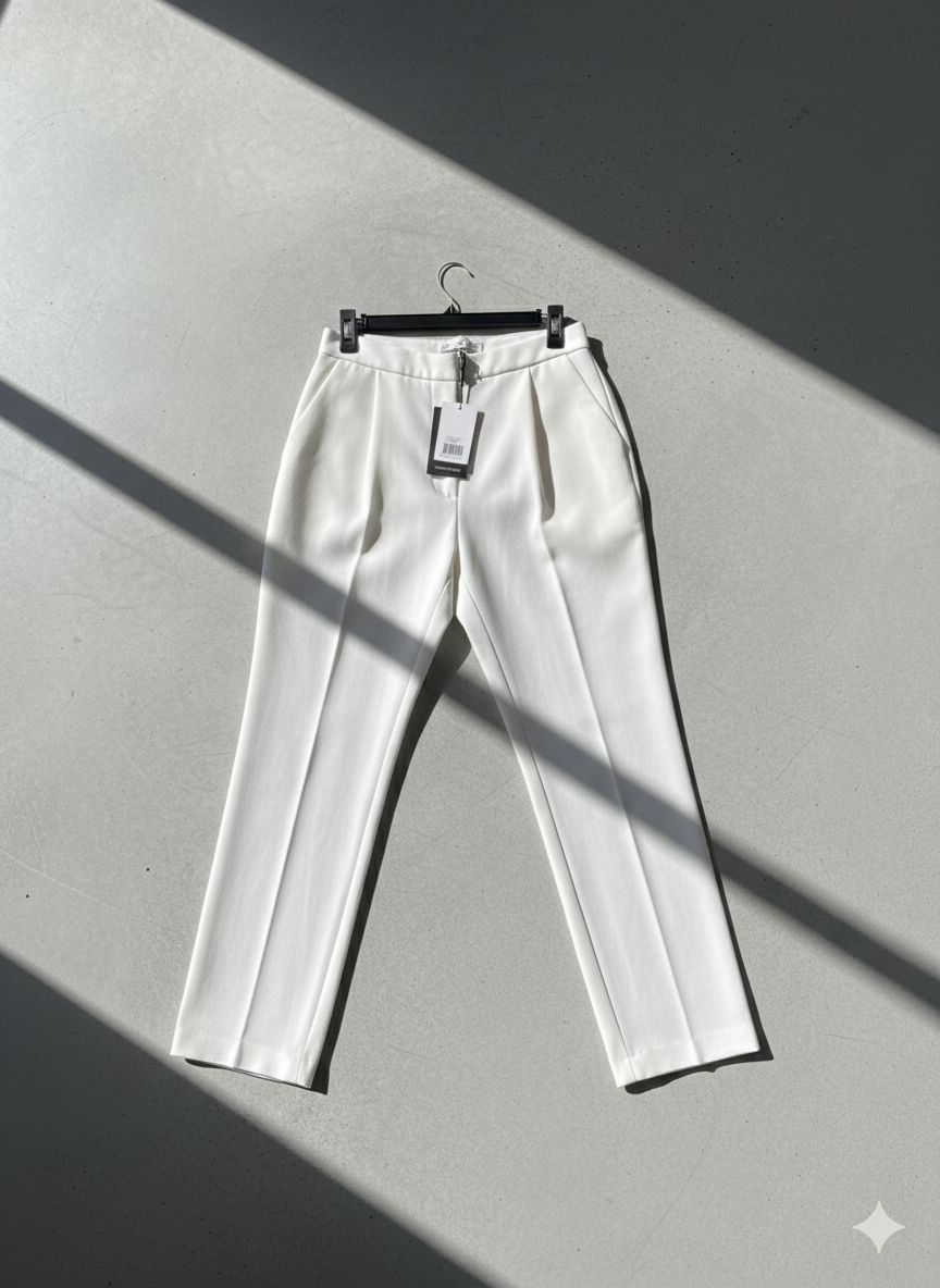 WMN'S PANTS ZARA CUT WHITE