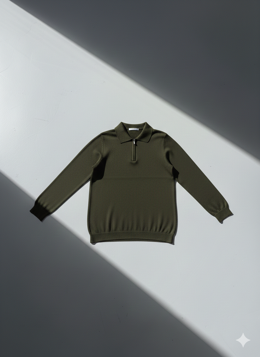 NGR OLD MONEY BLOUSE OLIVE GREEN 2535