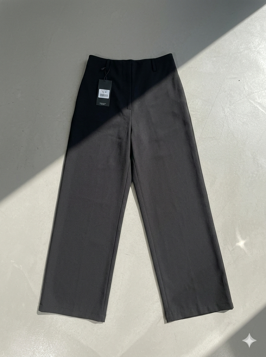 WMN'S PANTS WIDE LEG BLACK 26021