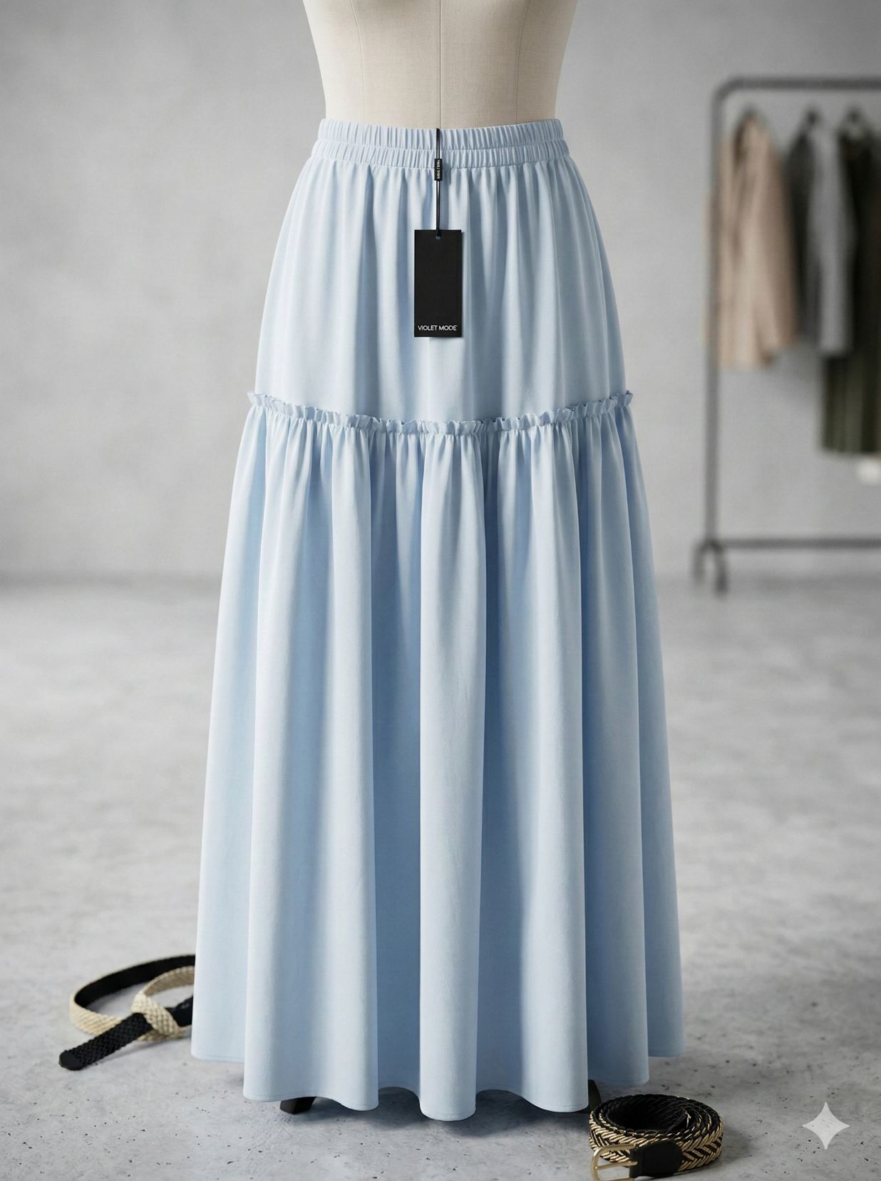 LONG SKIRT BABY BIUE 26010