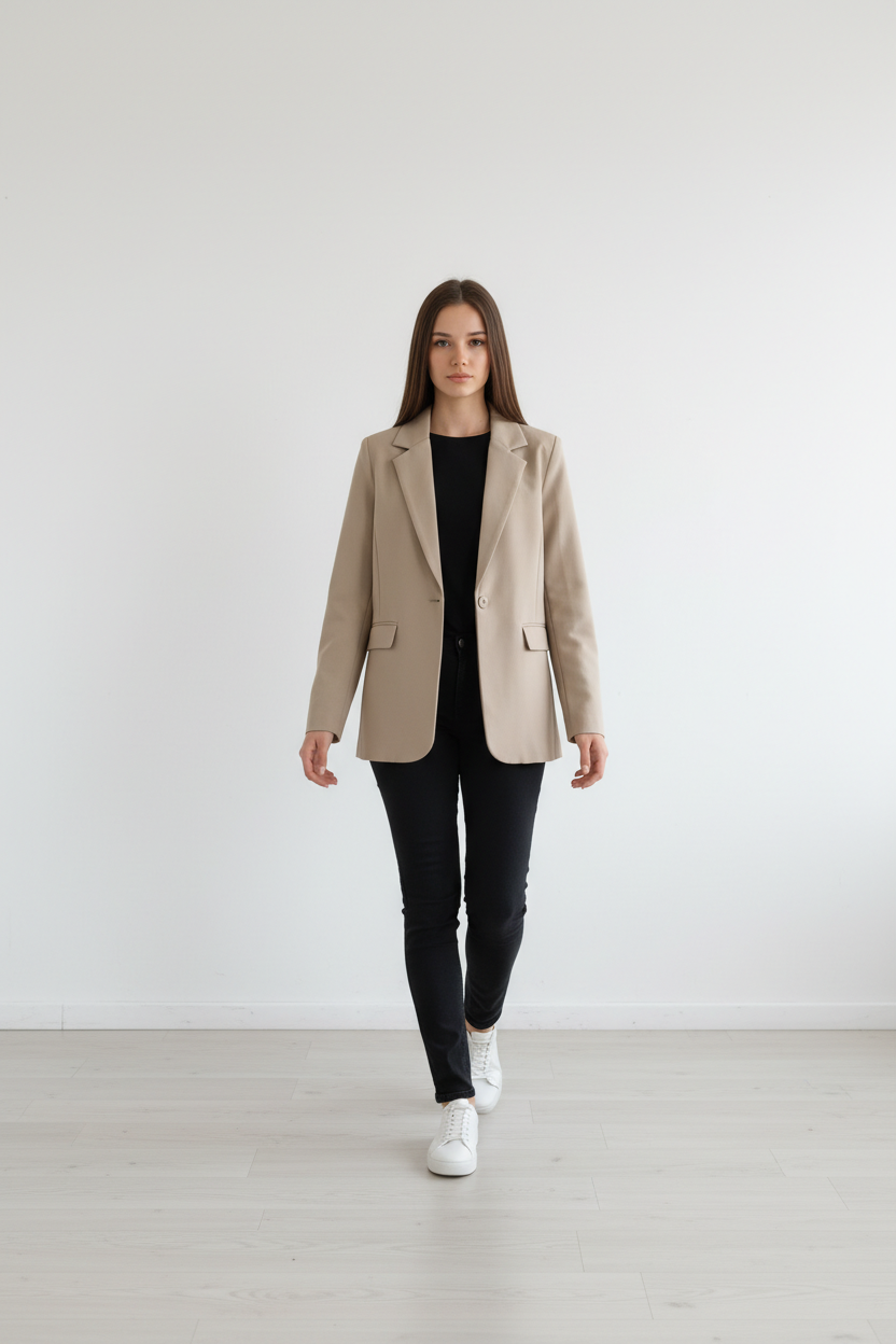 CIASSIC BIAZER BEIGE 26020 1