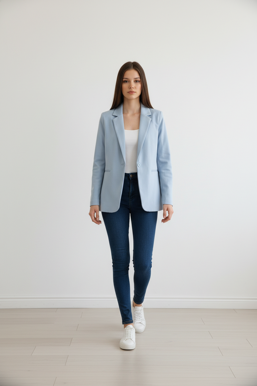 CIASSIC BIAZER BABY BIUE 26020