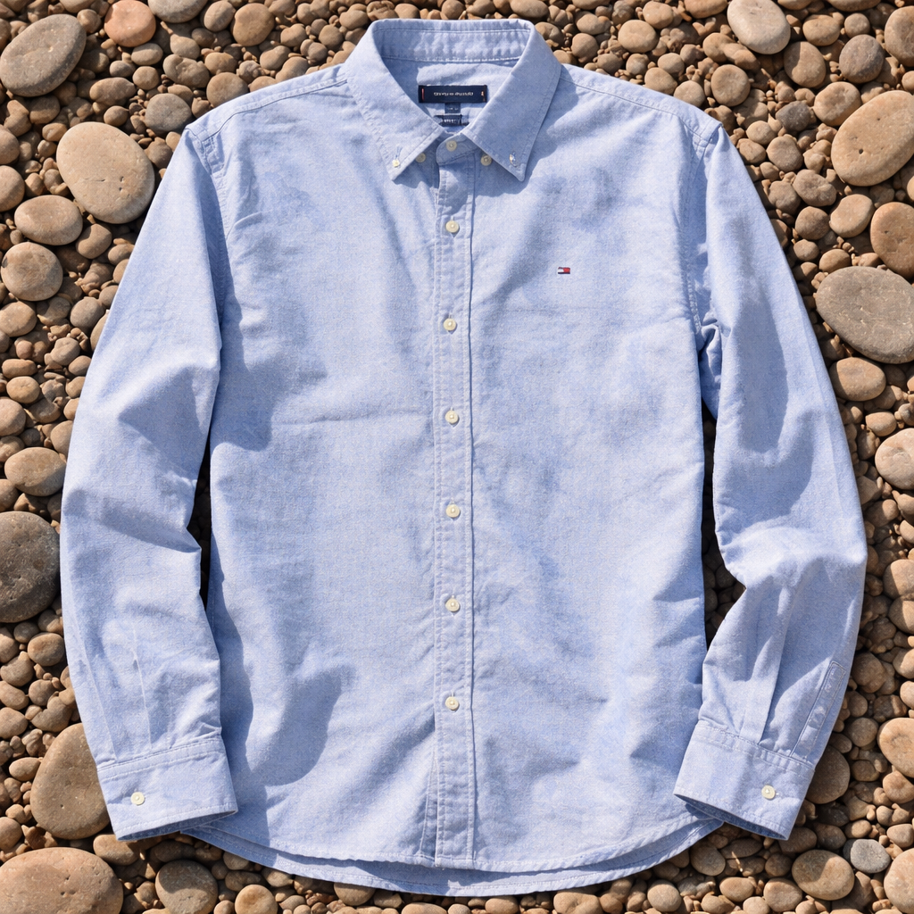 TOMMY SHIRT LONG SLEEVE BABY BIUE 22618/2