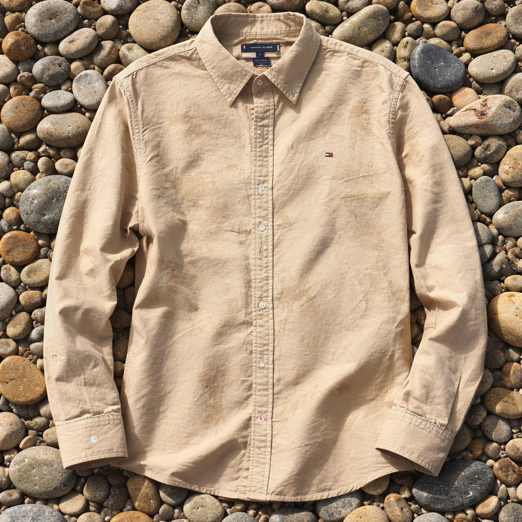 TOMMY SHIRT LONG SLEEVE BEIGE 22618/6