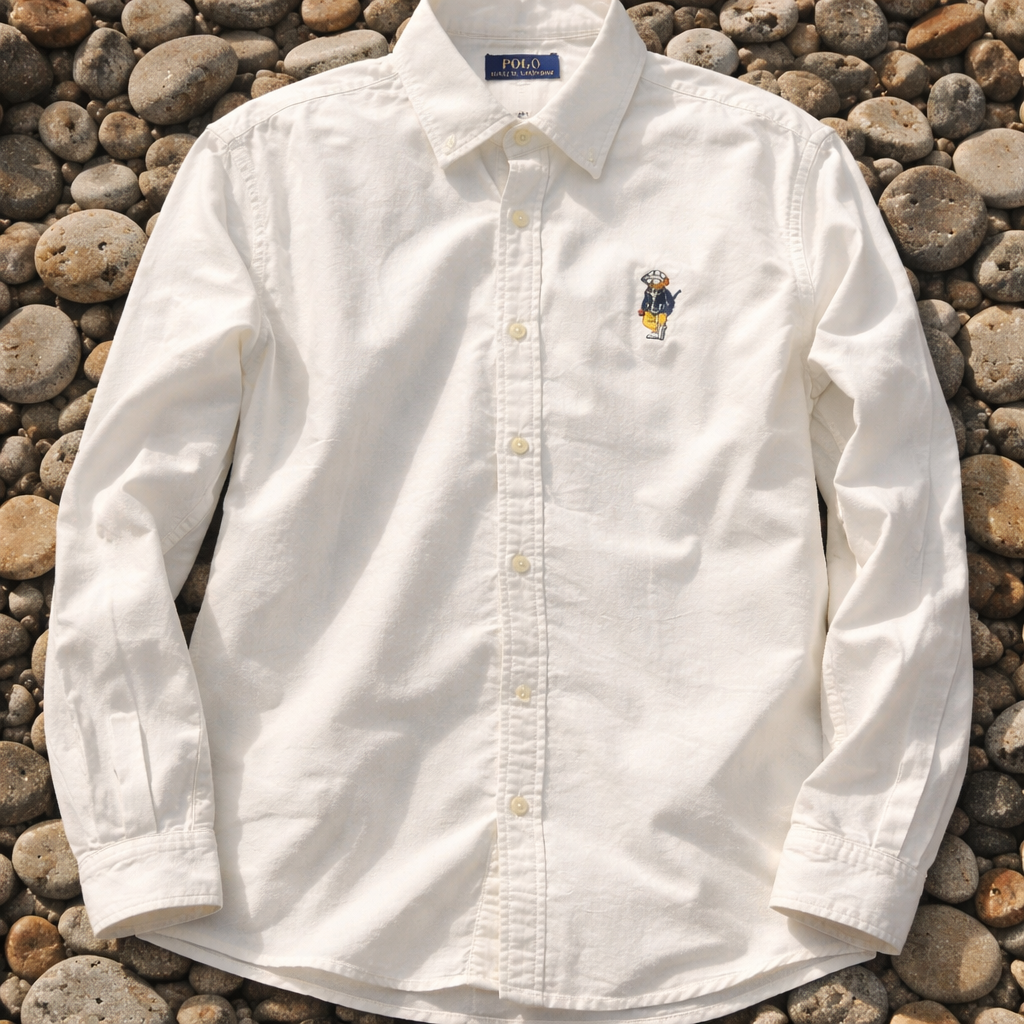 POLO SHIRT LONG SLEEVE white 238317/2