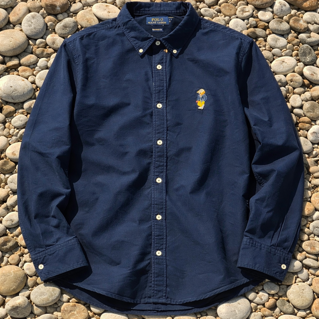 POLO SHIRT LONG SLEEVE NAVY BIUE 238317/3