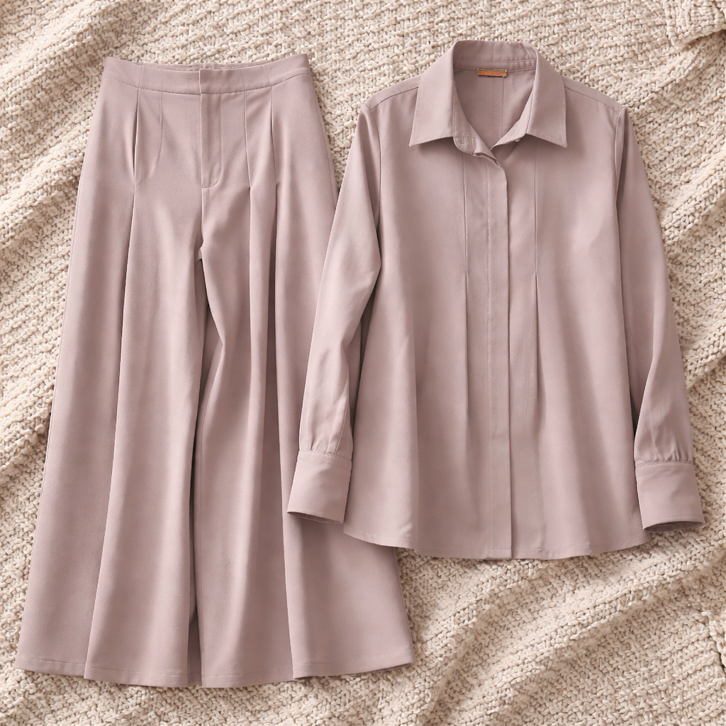 WMN'S STRAIGHT PANTS PINK 26128