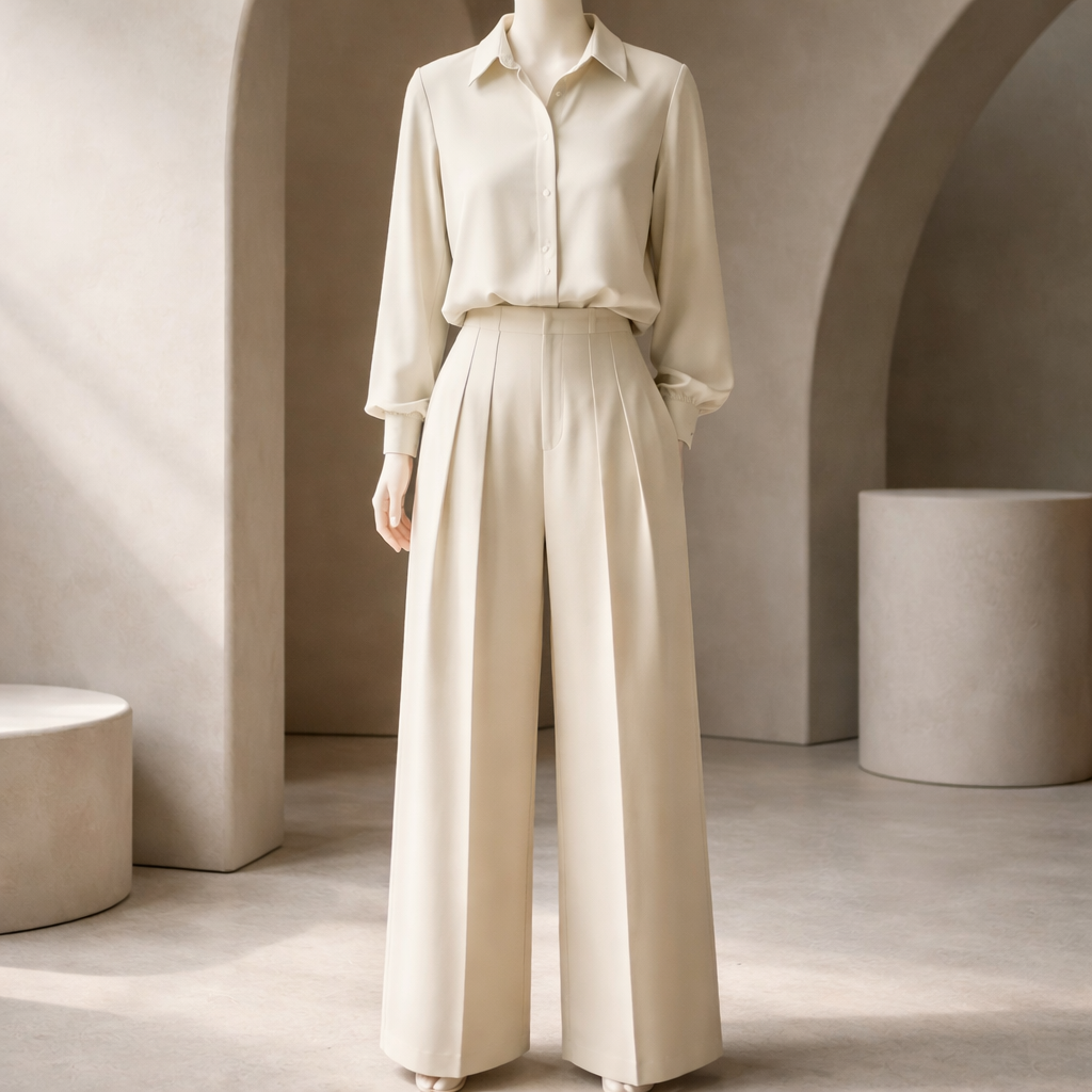 WMN'S STRAIGHT PANTS IiGHT GREEN 26128