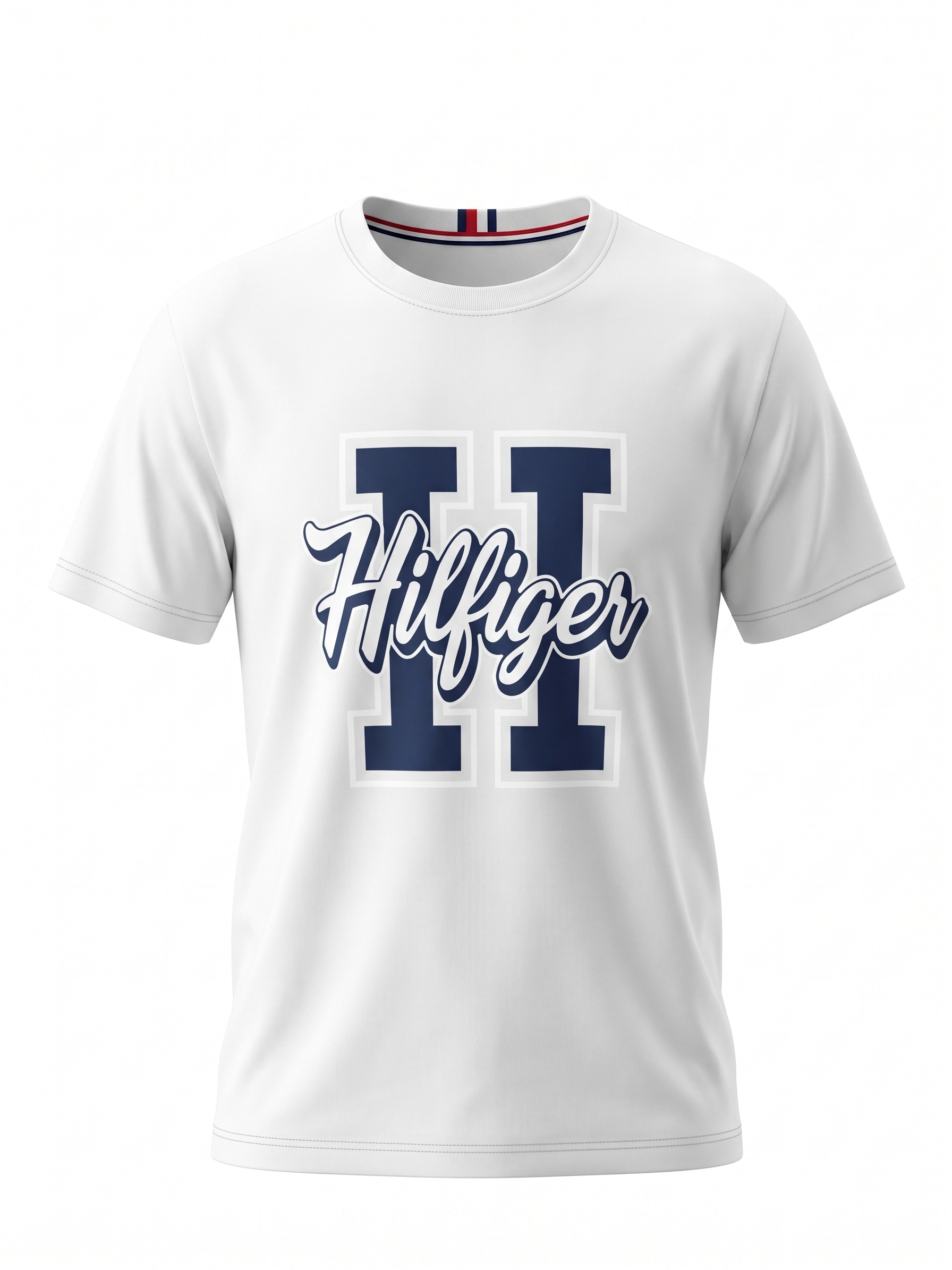Tommy Hilfiger Logo Graphic T-Shirt – White