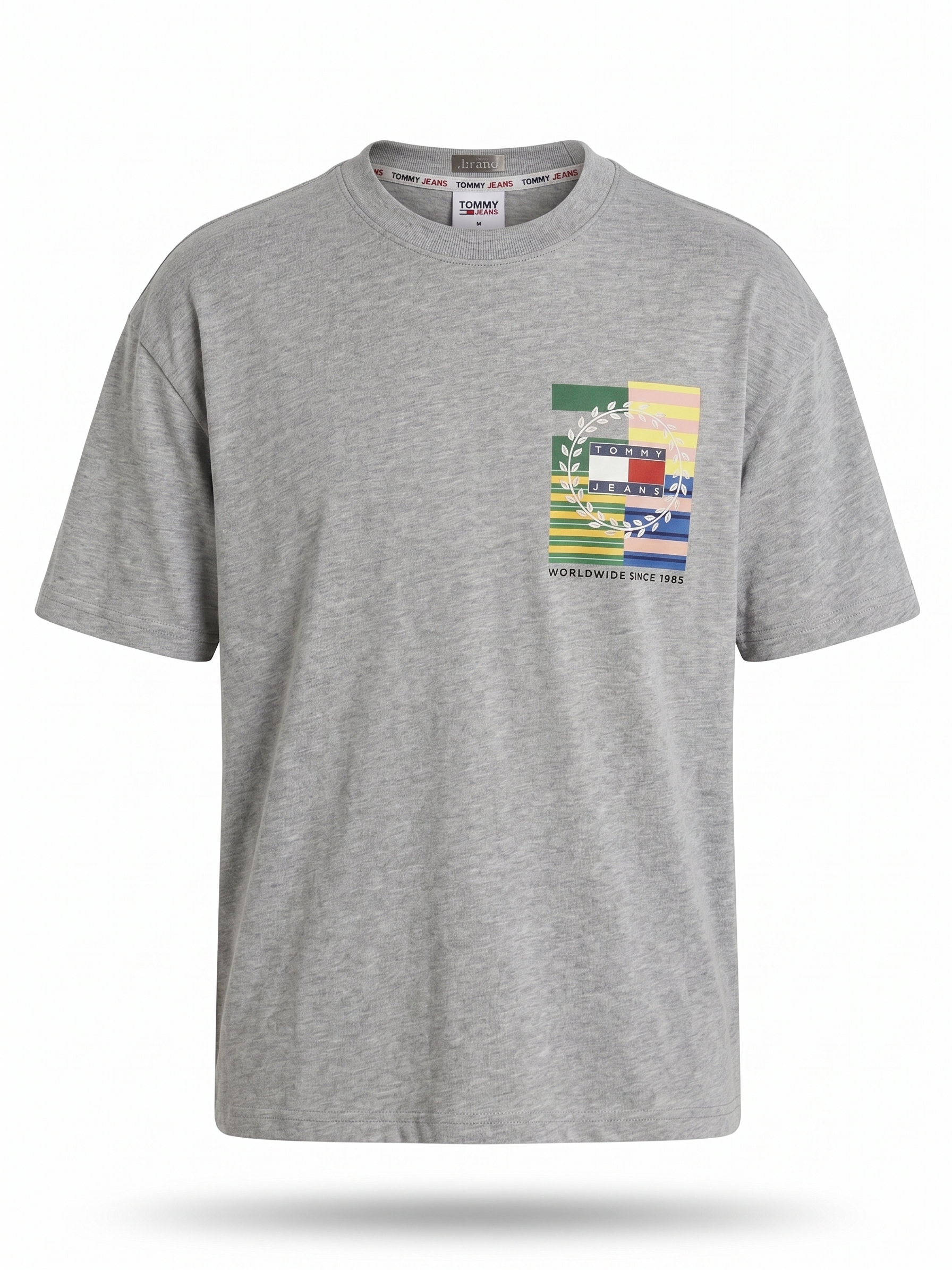 Tommy Jeans Graphic T-Shirt – Grey Melange