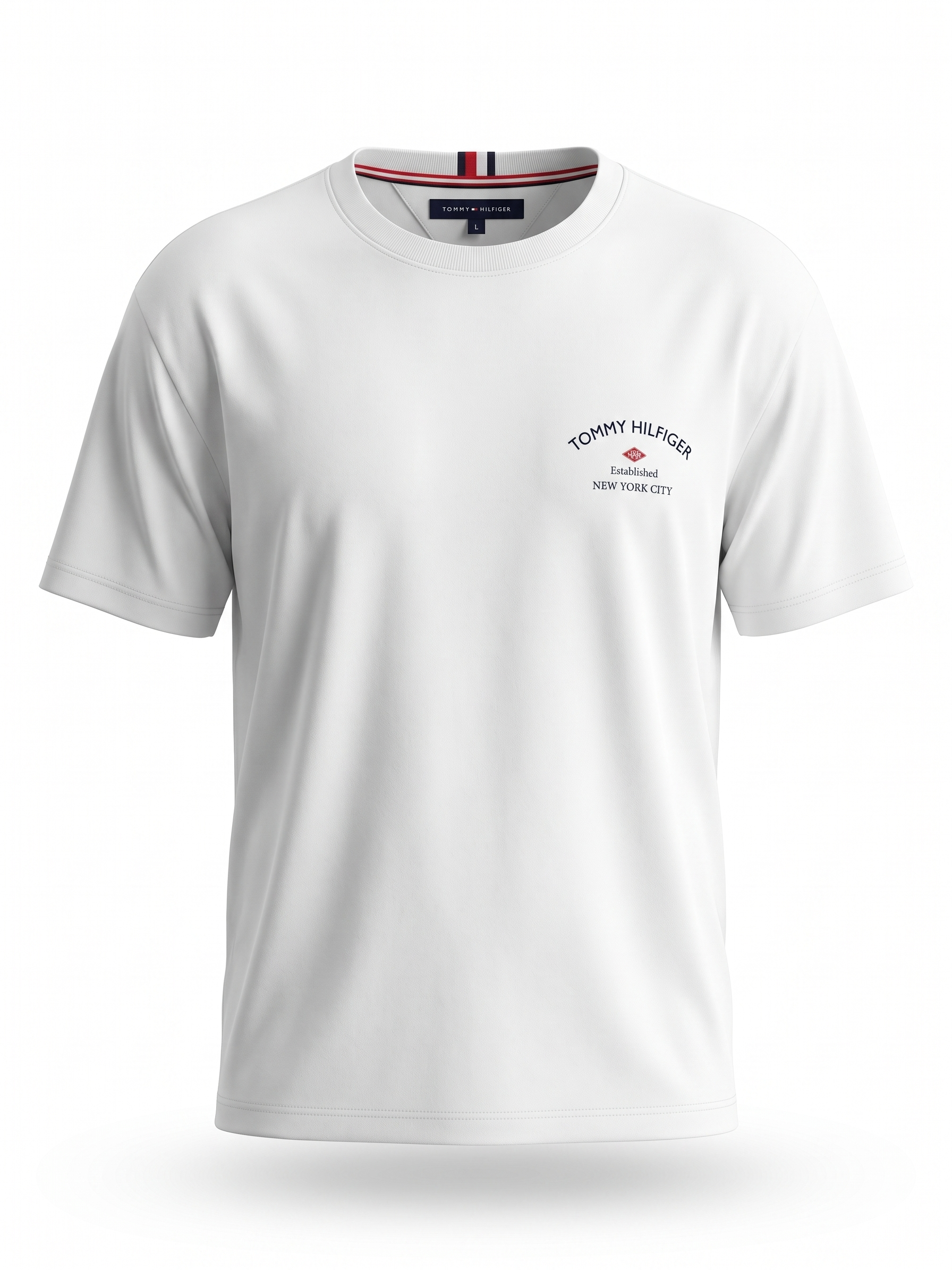 Tommy Hilfiger Minimal Logo T-Shirt – White