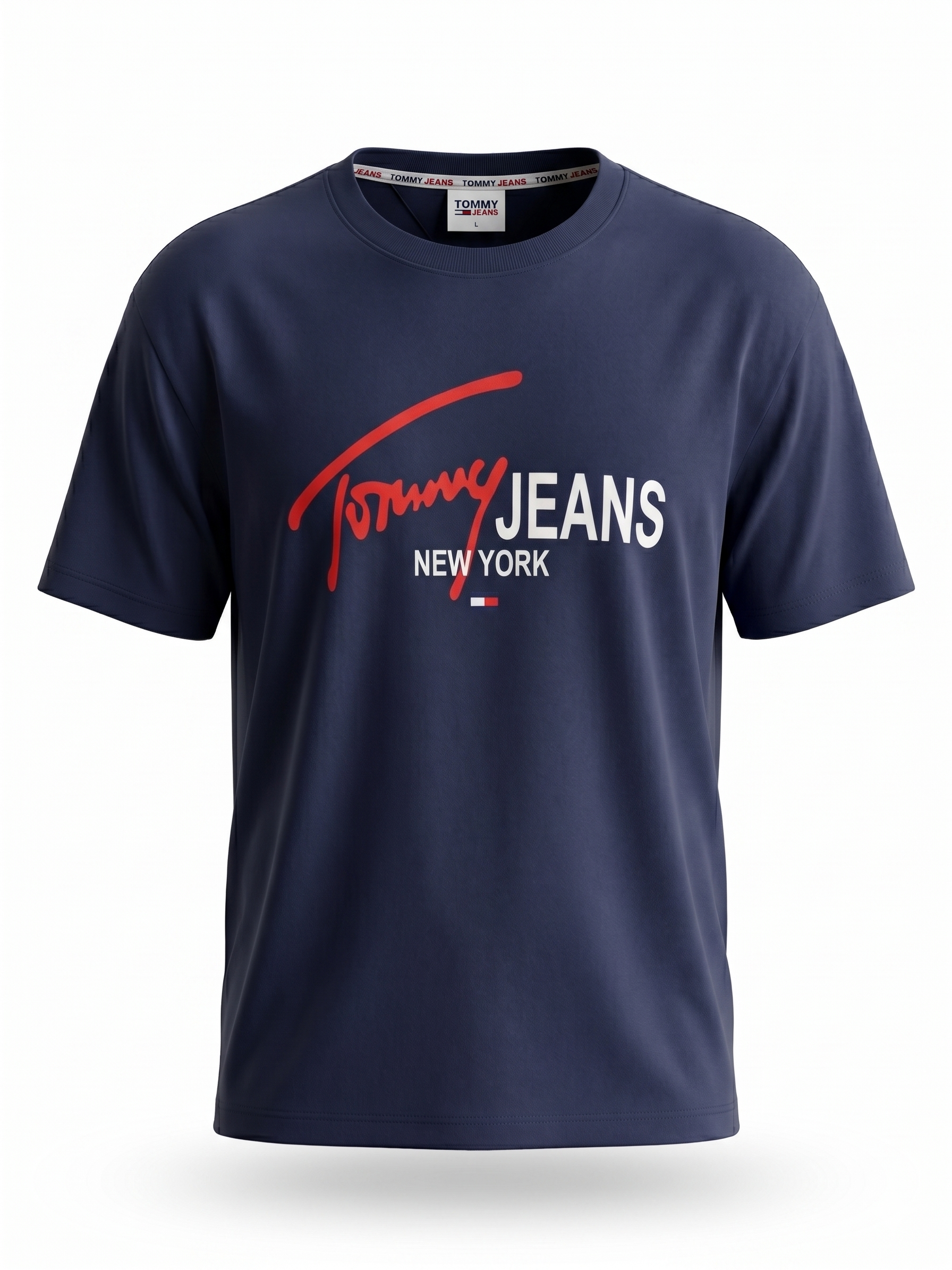 Tommy Jeans Graphic Logo T-Shirt – Navy Blue