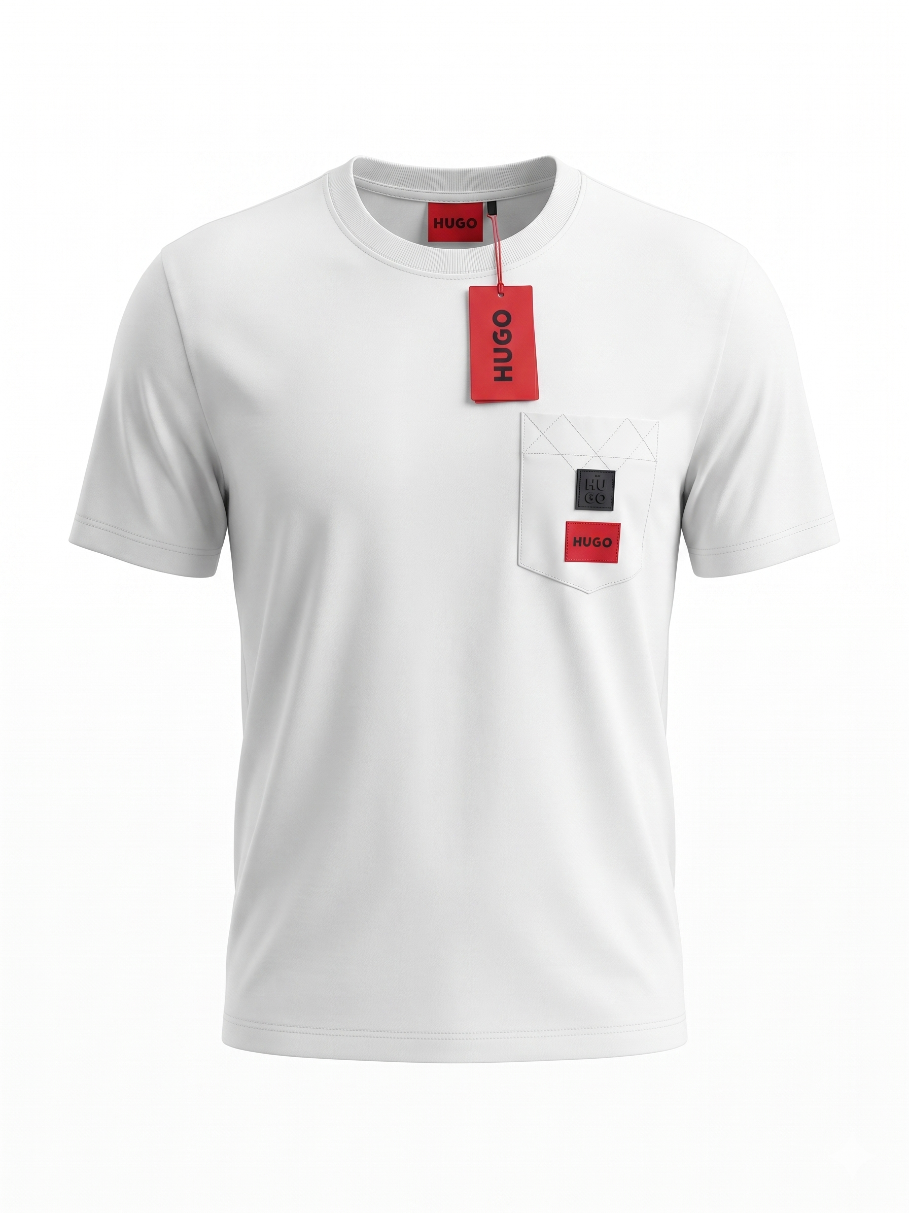HUGO Pocket Detail T-Shirt – White