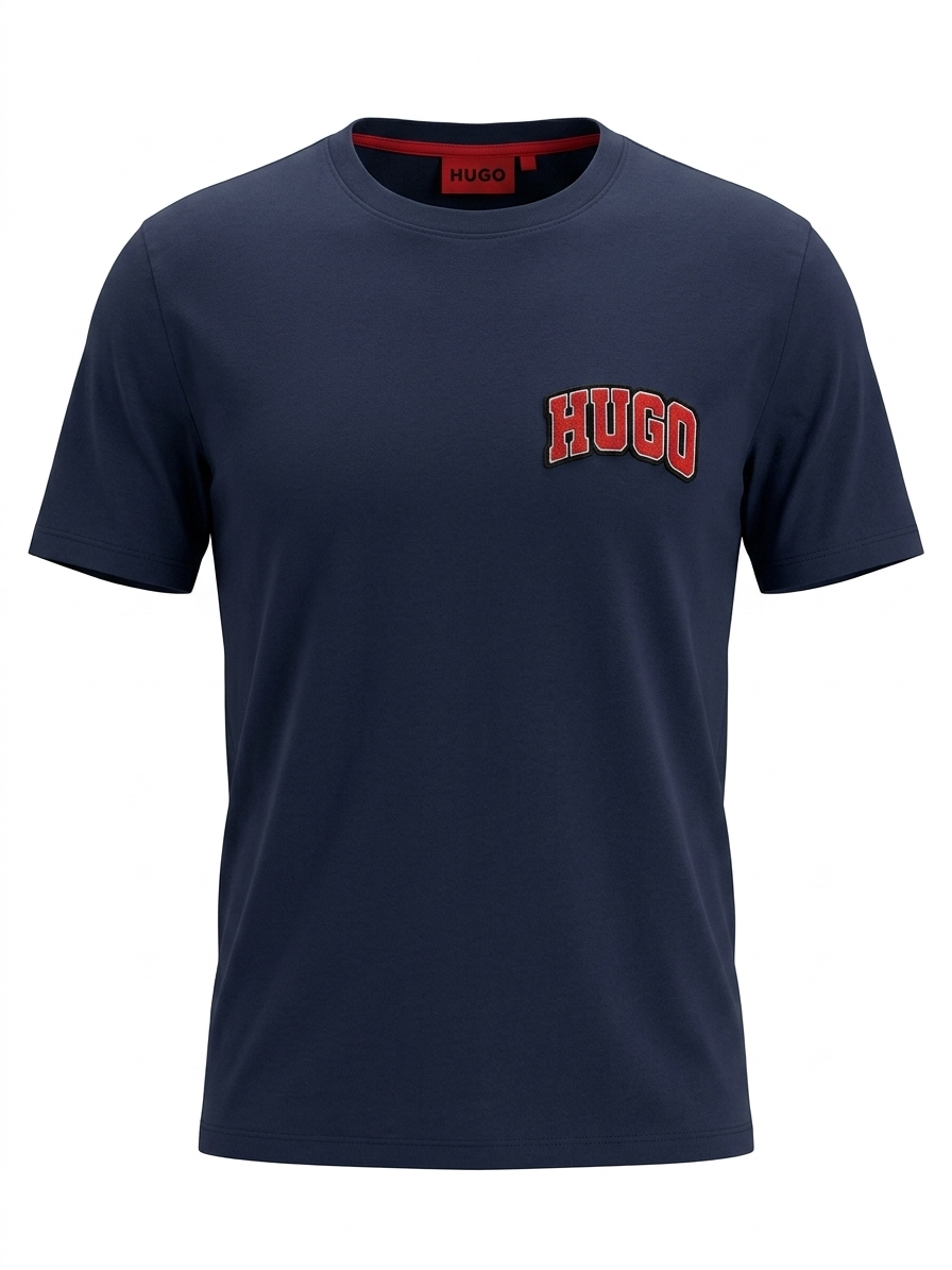 HUGO Logo T-Shirt – Navy
