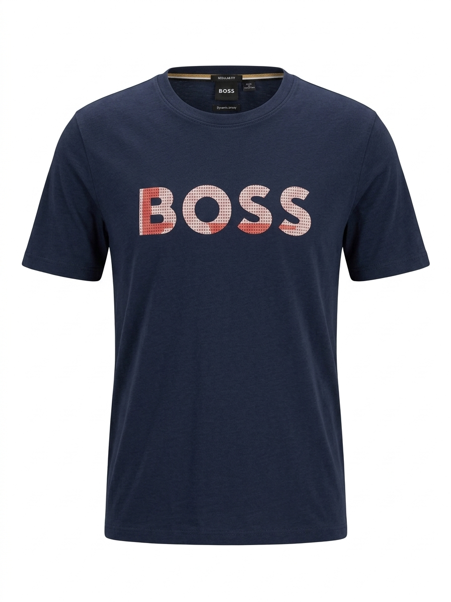 BOSS Logo T-Shirt – Navy