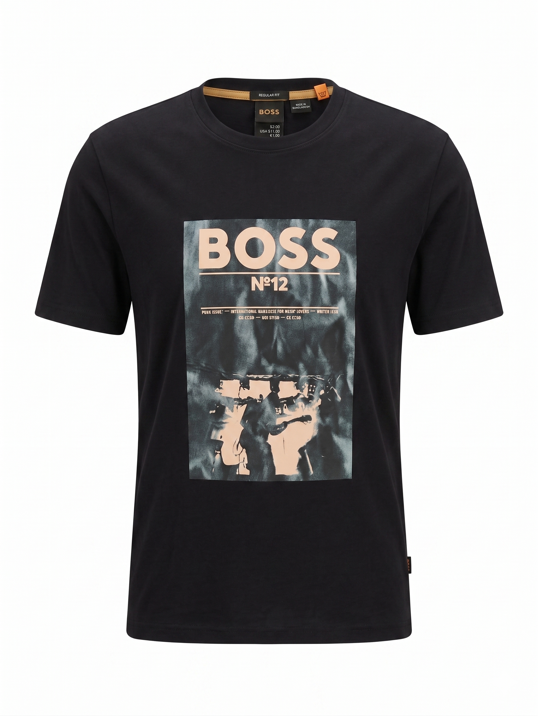 BOSS Graphic Print T-Shirt – Black