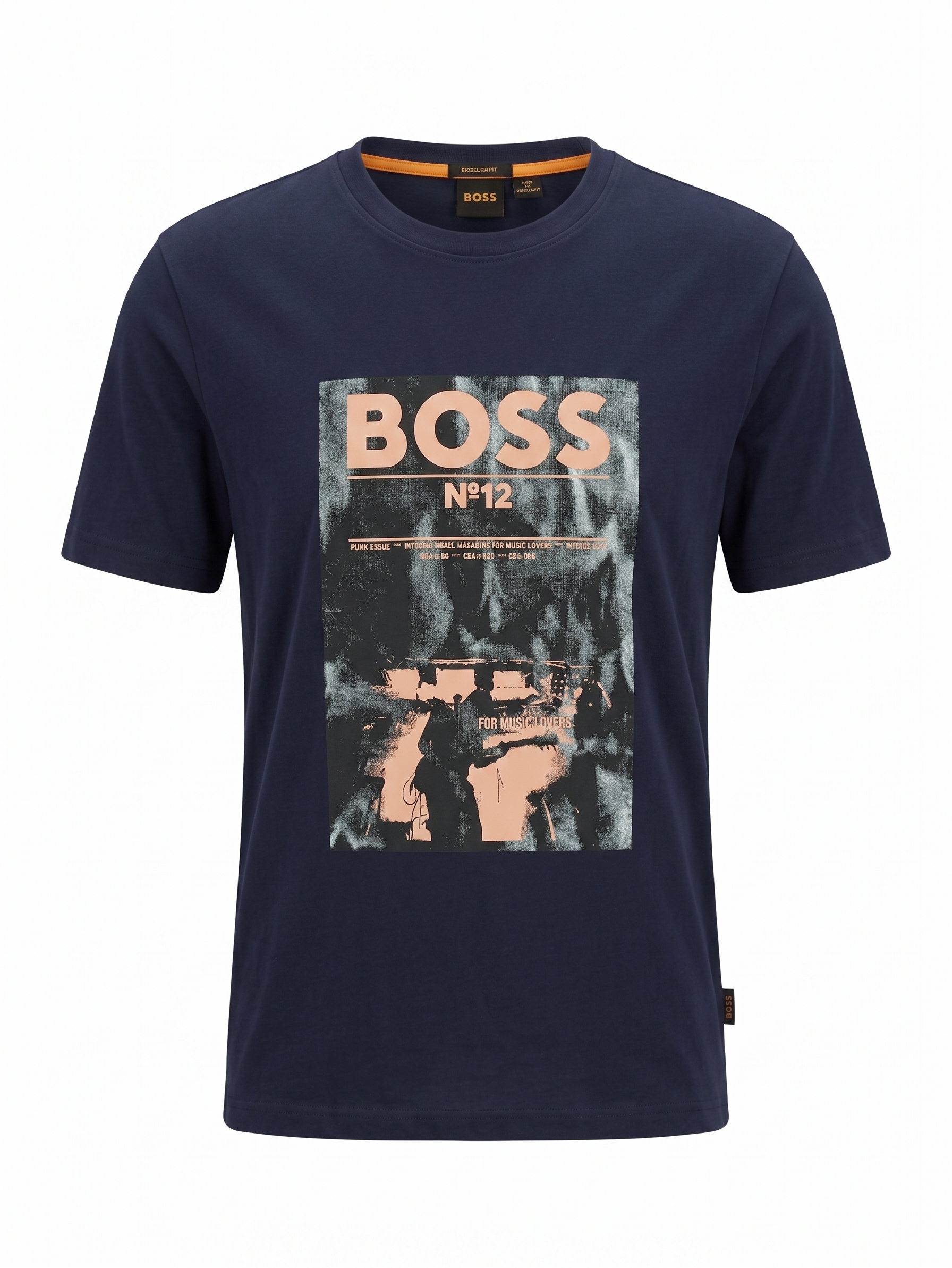 BOSS Graphic Print T-Shirt – Navy