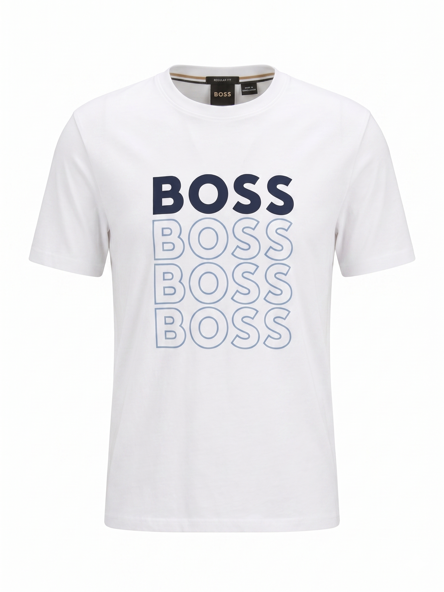 BOSS Logo Stack T-Shirt – White