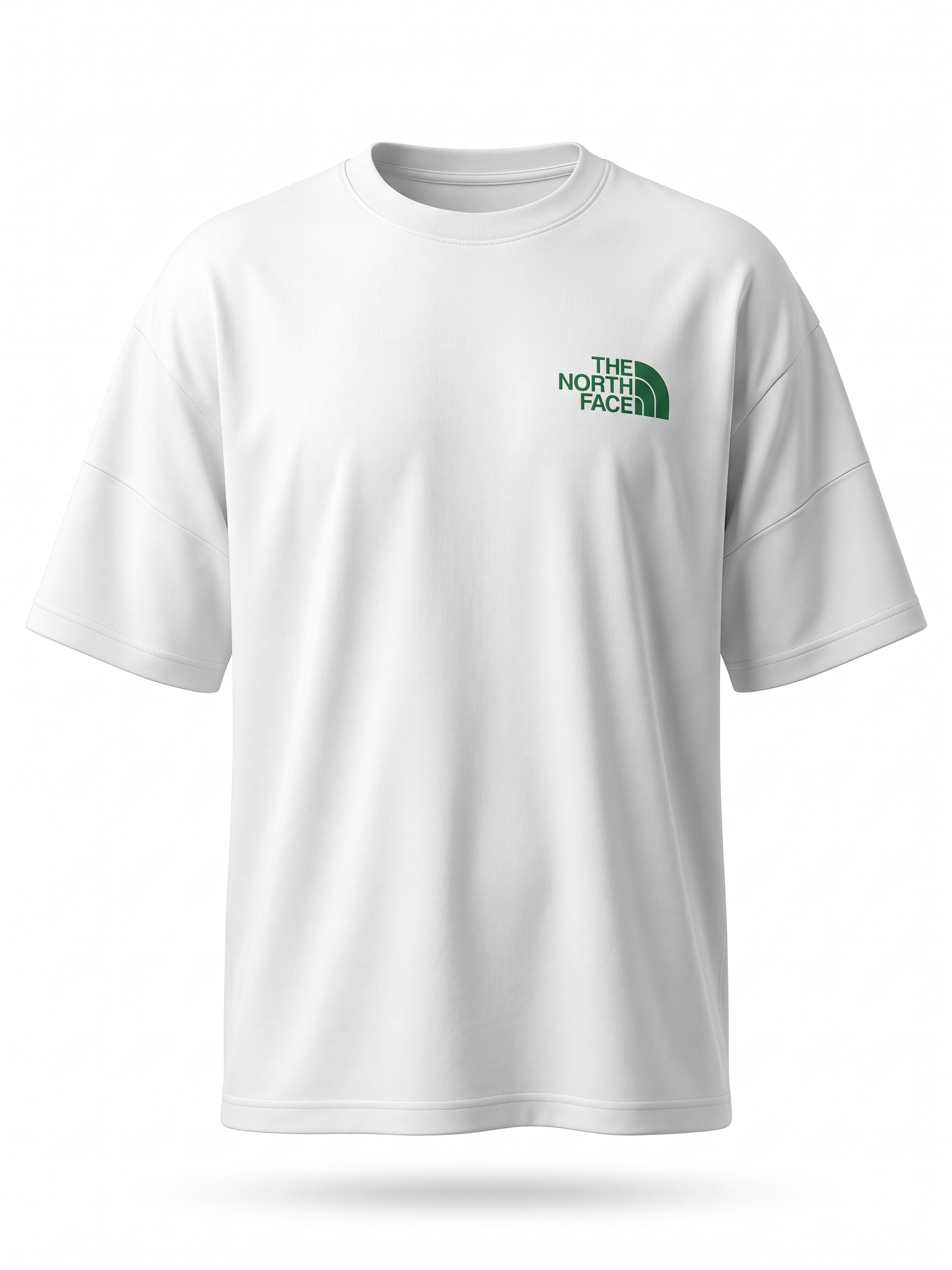 The North Face Logo T-Shirt – White/Green