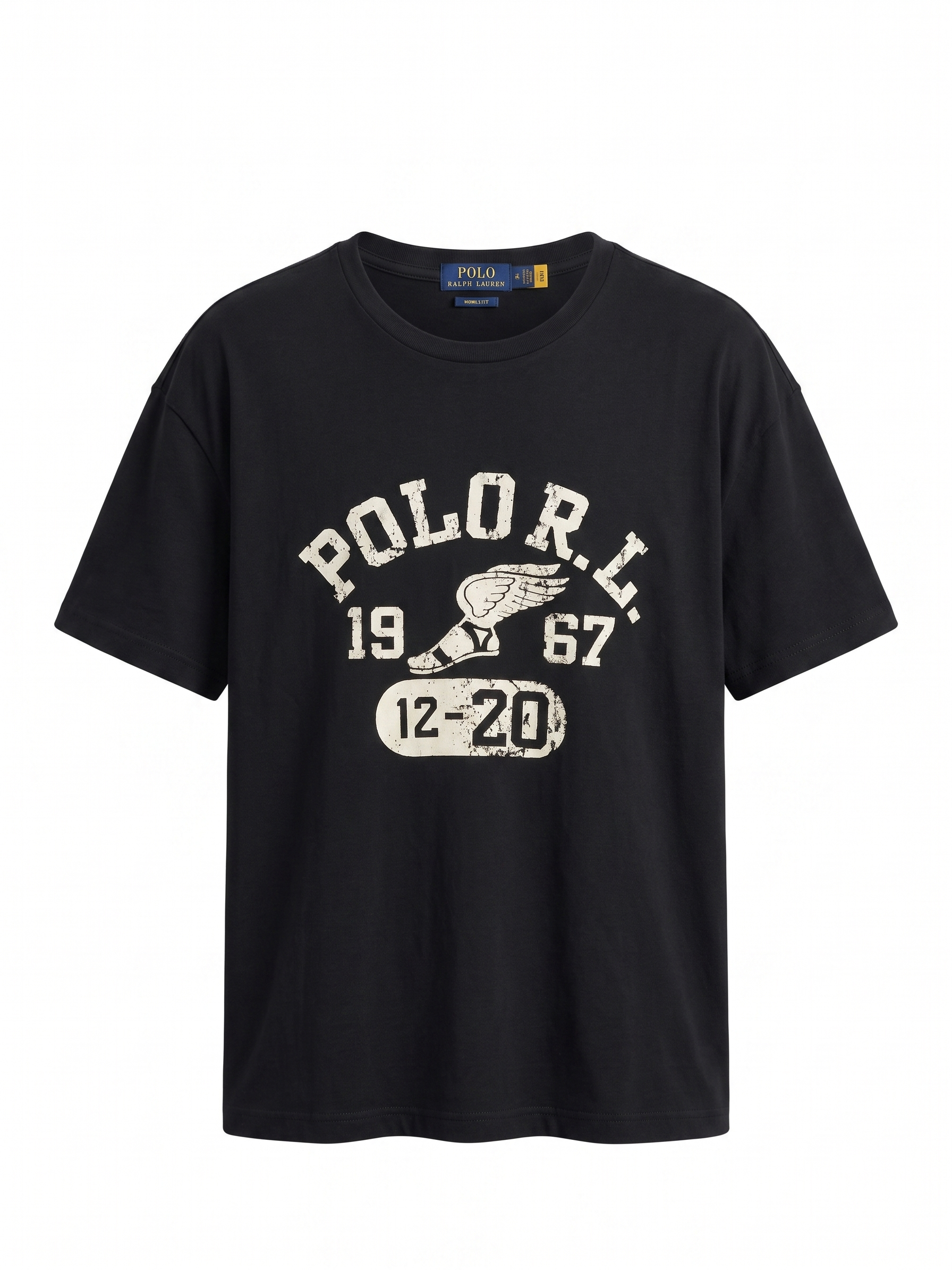 Polo Ralph Lauren Graphic T-Shirt – Navy Vintage Print