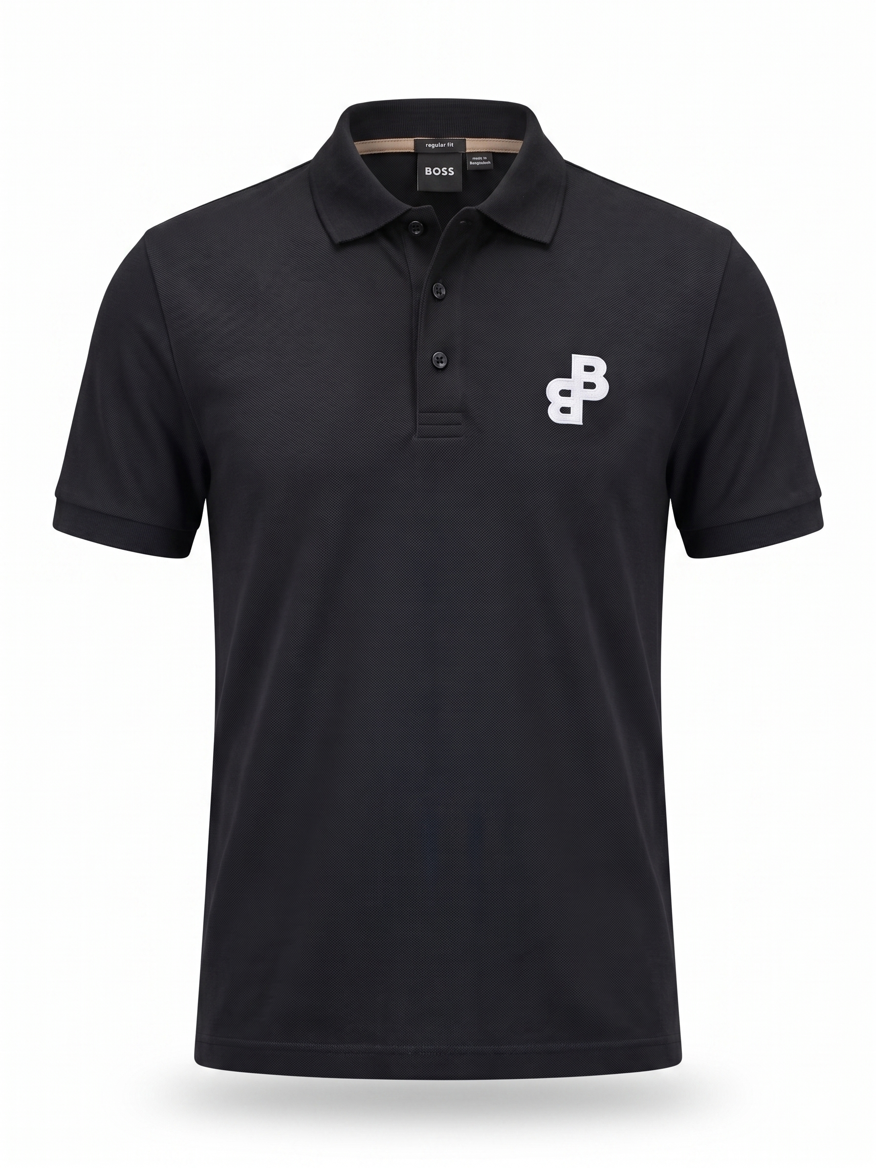 BOSS Logo Polo Shirt – BLACK