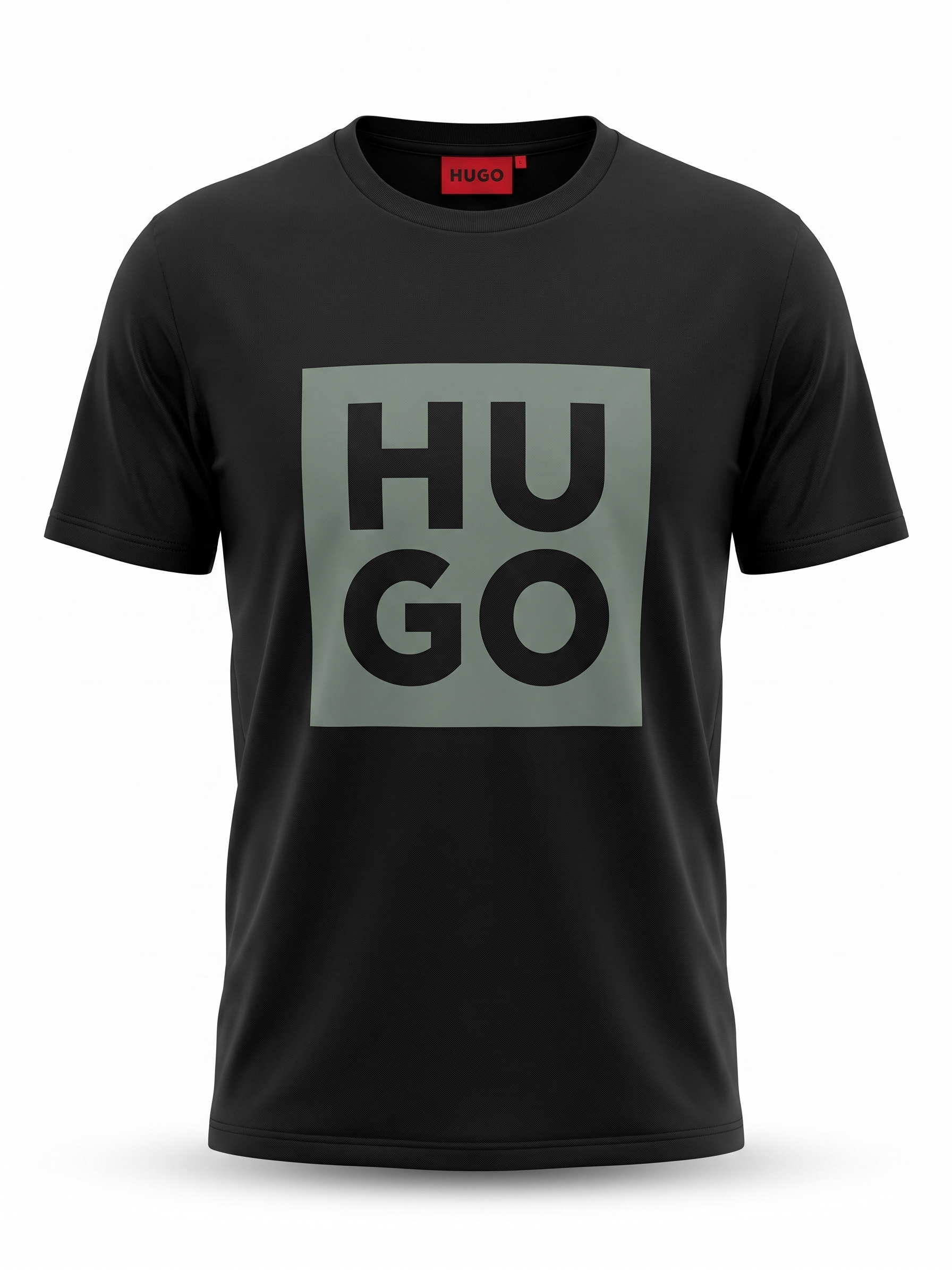 HUGO Oversized Logo T-Shirt – Black