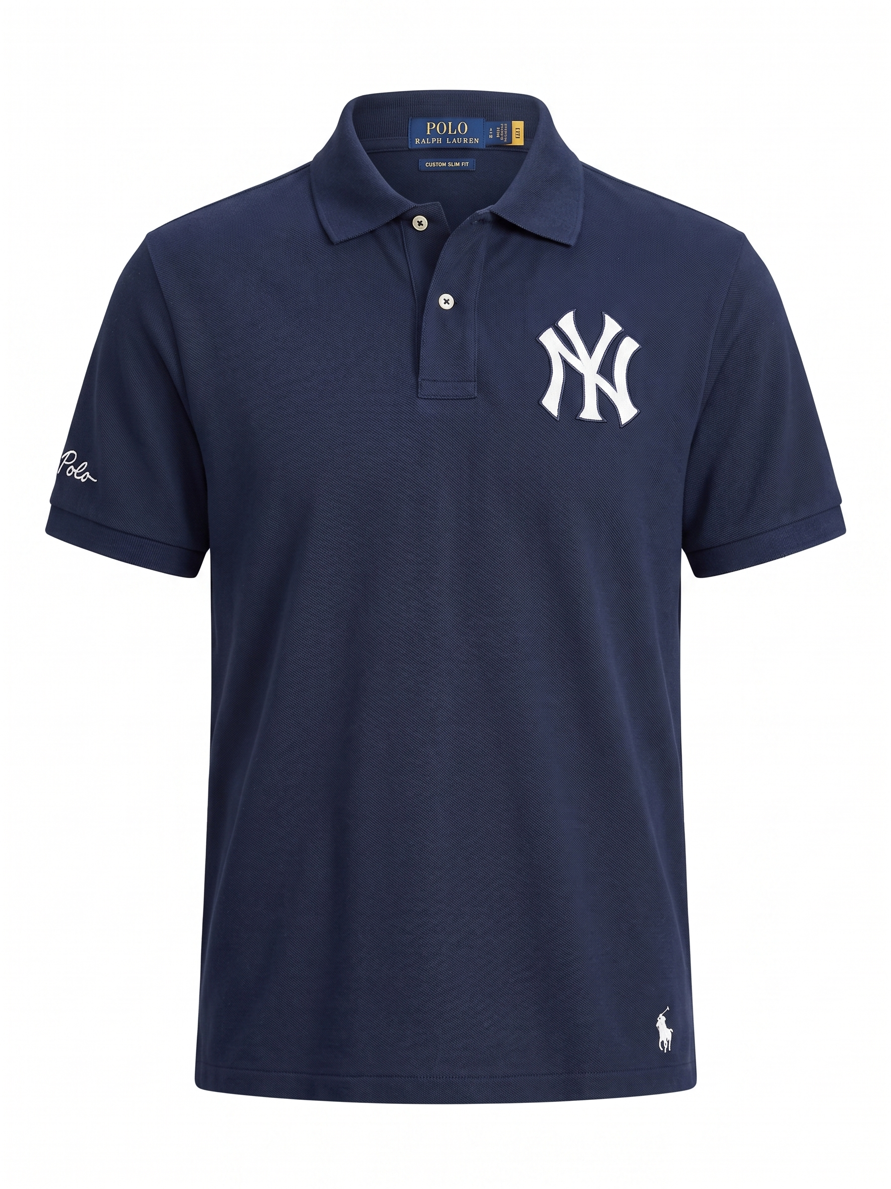 Polo Ralph Lauren NY Logo Polo Shirt – Navy Blue