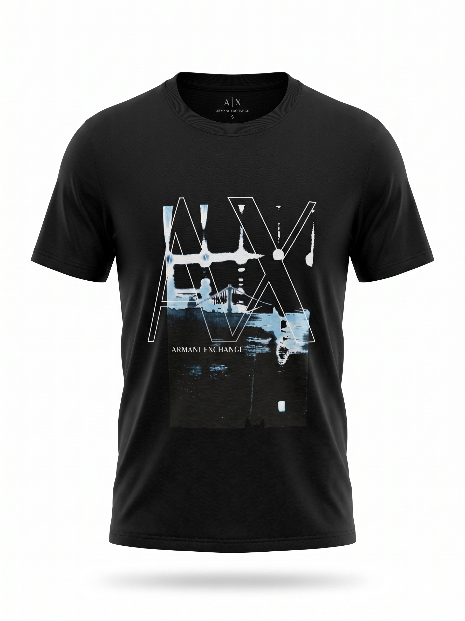 Armani Exchange AX Graphic T-Shirt – Black