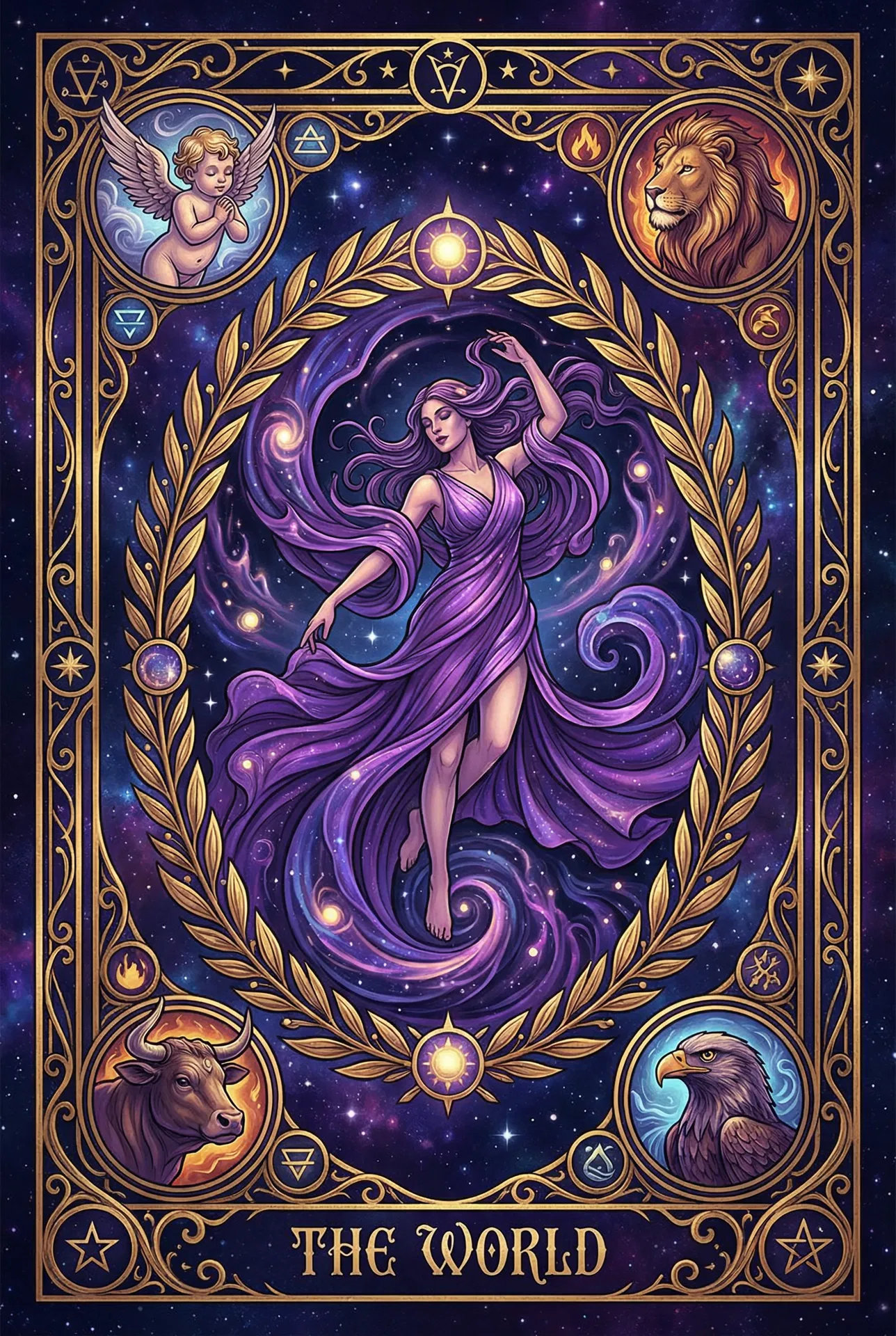 O Mundo: Conclusão de Ciclos e Realização Plena no Tarot