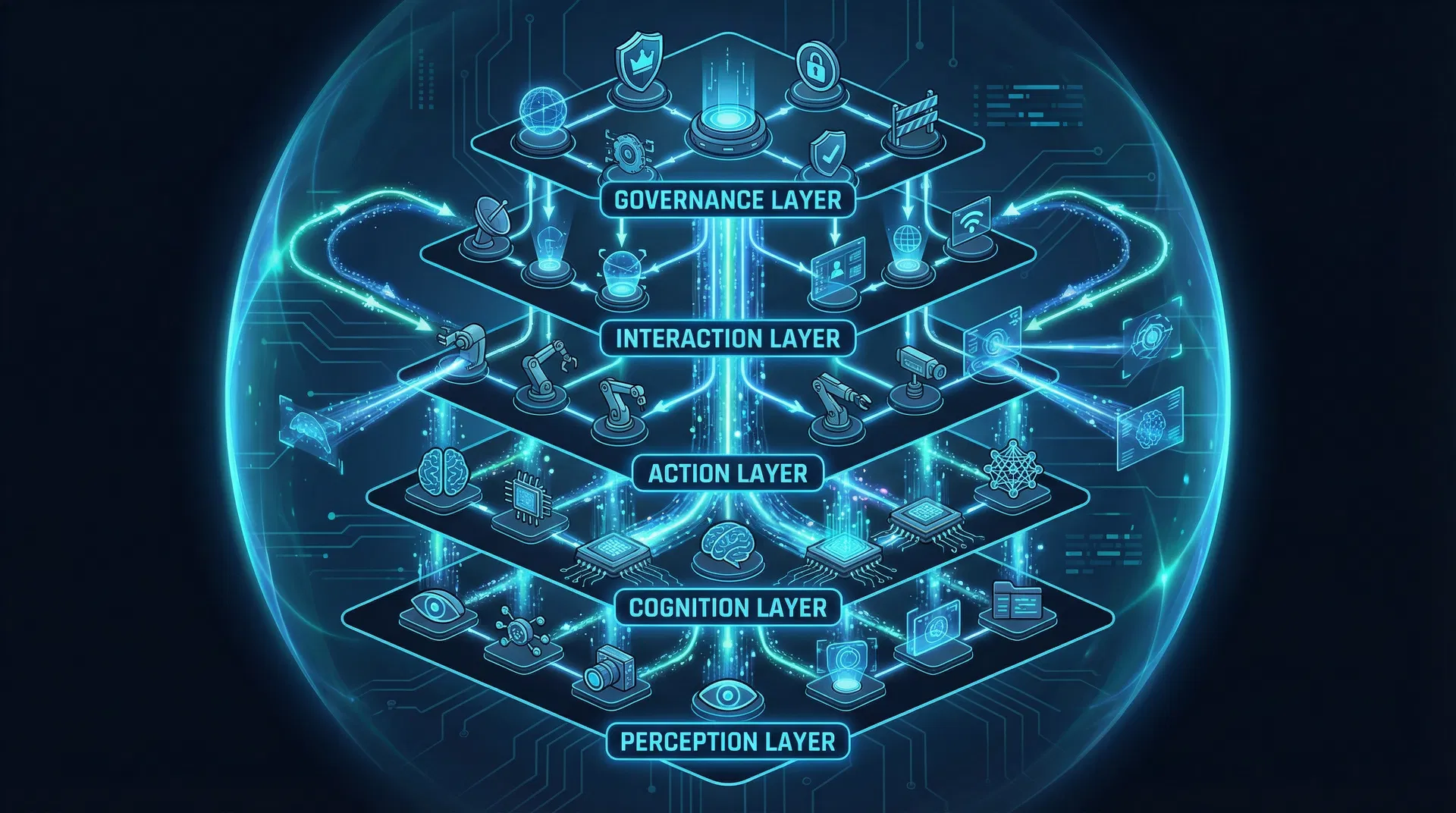 五层神经系统架构