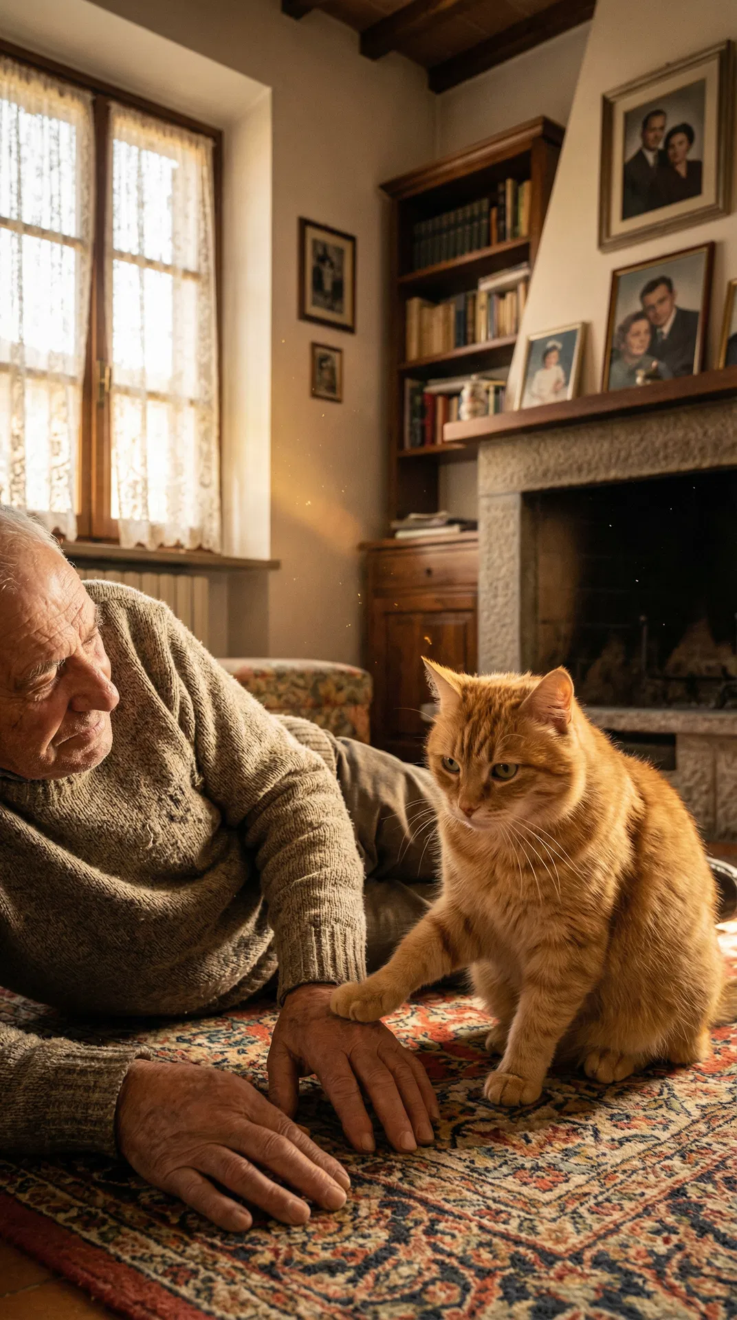 Il gatto che ha salvato il suo umano: una storia che commuove il mondo 🐱💛