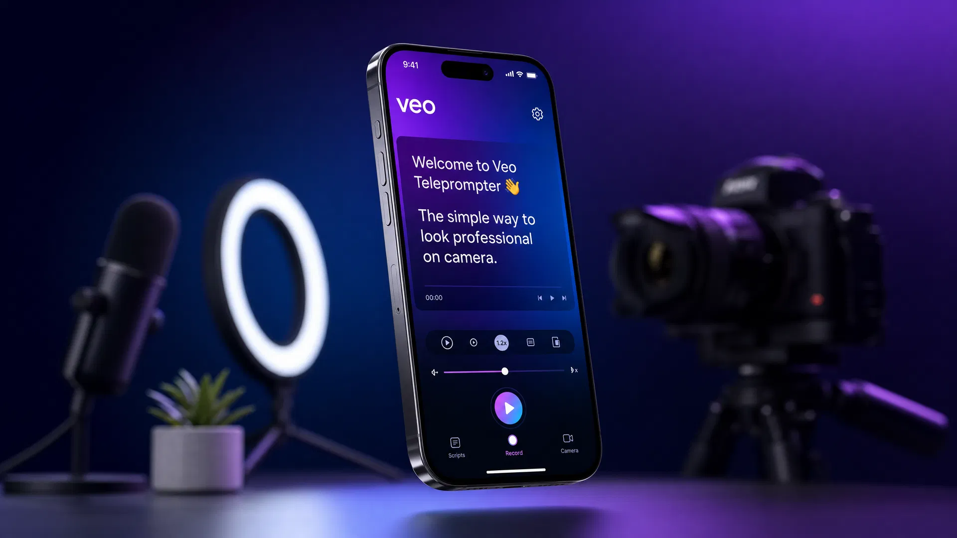 Veo Teleprompter App