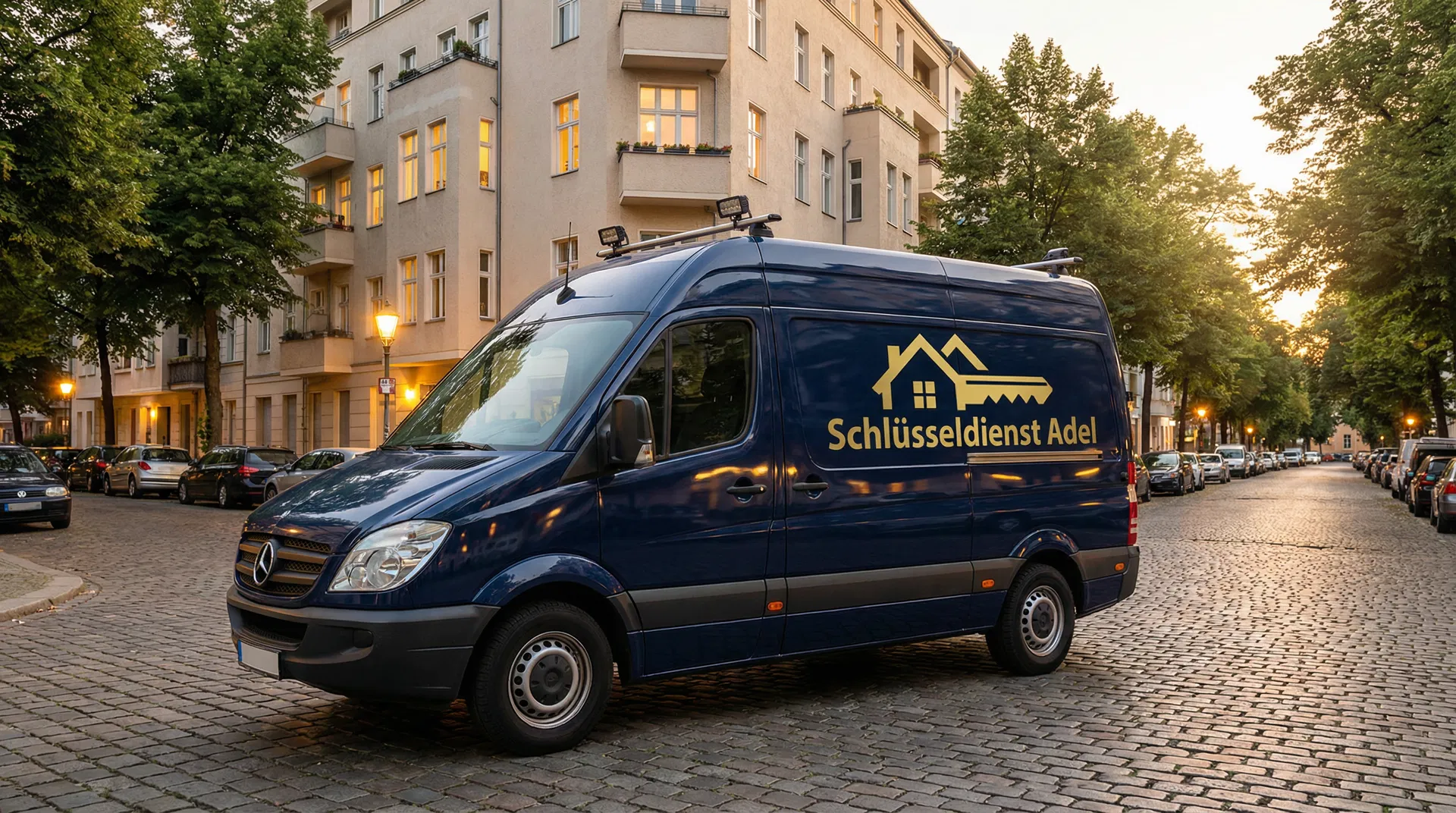 Schlüsseldienst Adel Einsatzfahrzeug in Bergisch Gladbach