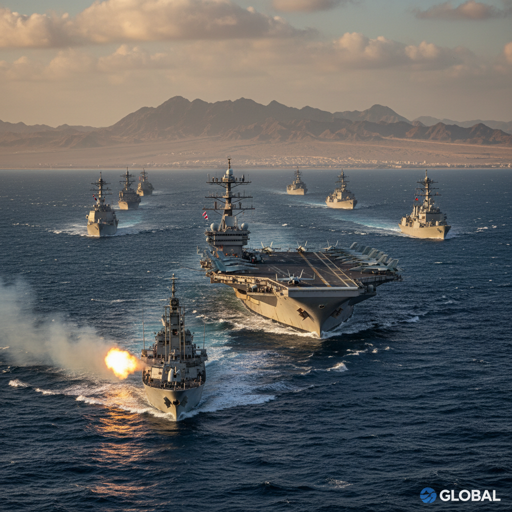 Tensão no Golfo: EUA intensificam presença militar e sinais de possível ataque ao Irã preocupam o mundo