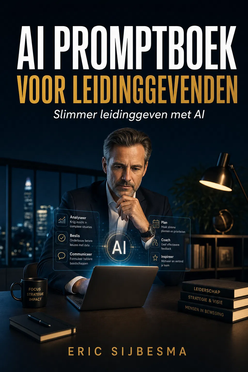 Het AI Promptboek voor Leidinggevenden cover