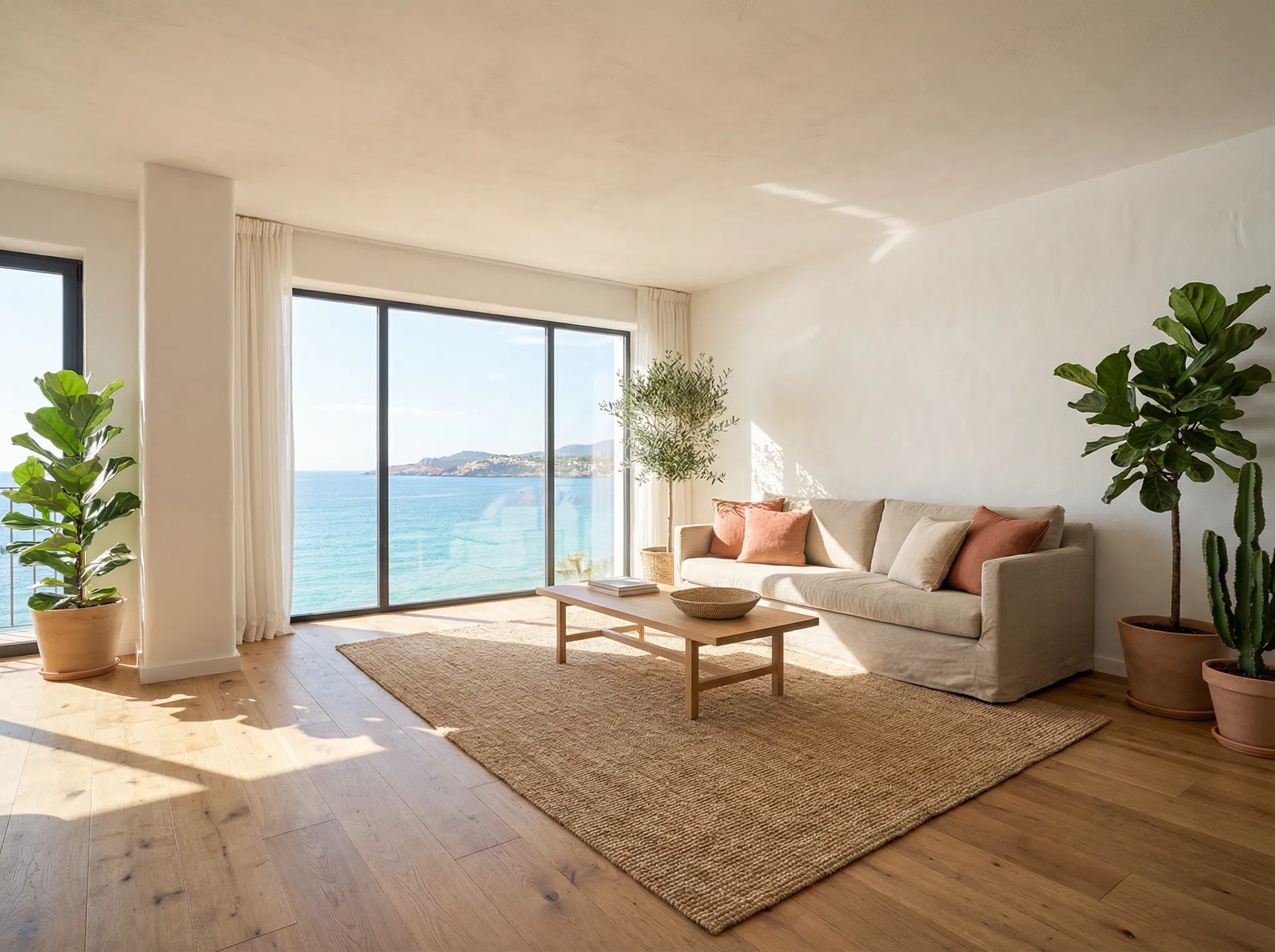 Piso con Vistas al Mar en Primera Línea