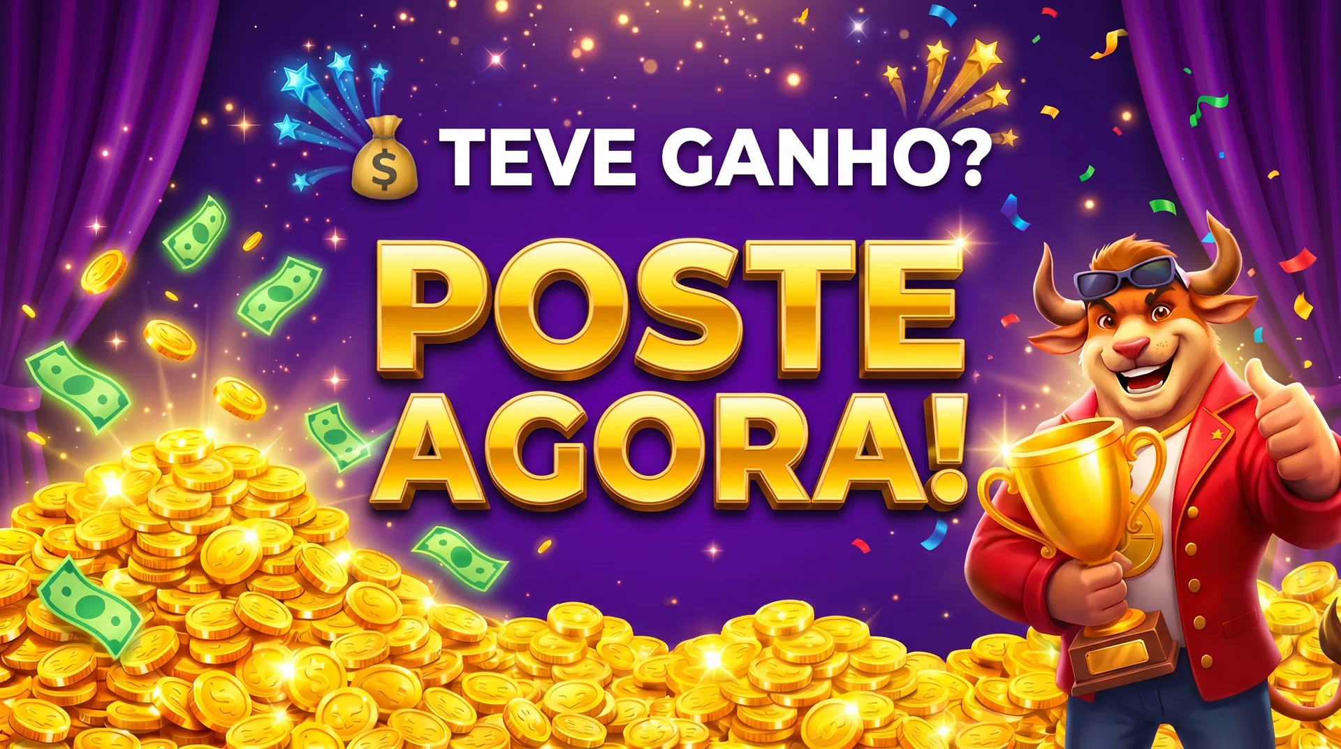 Teve Ganho? Poste Agora!