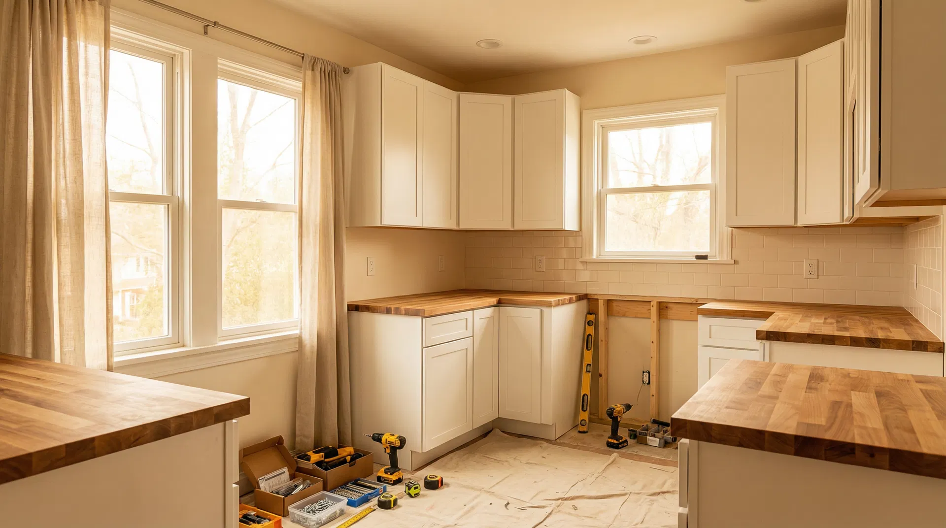 Home renovation in progress