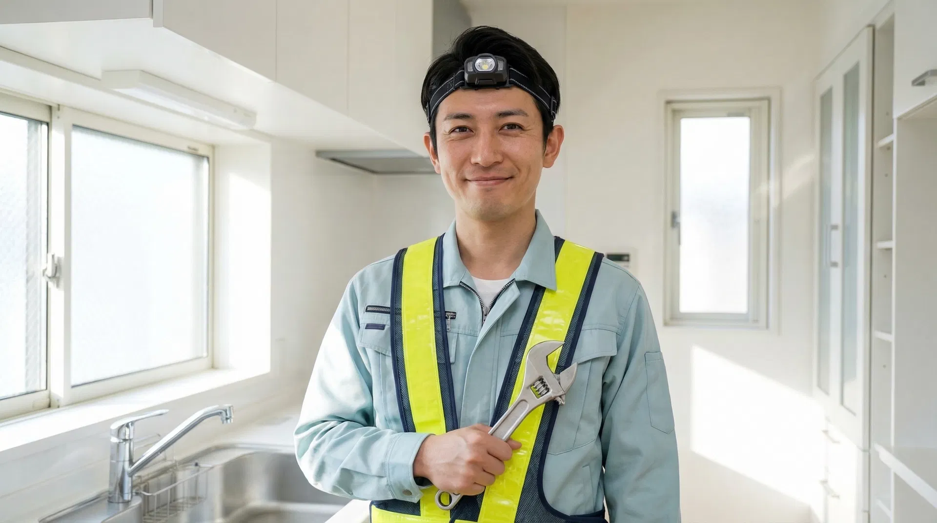 水道修理の専門スタッフ