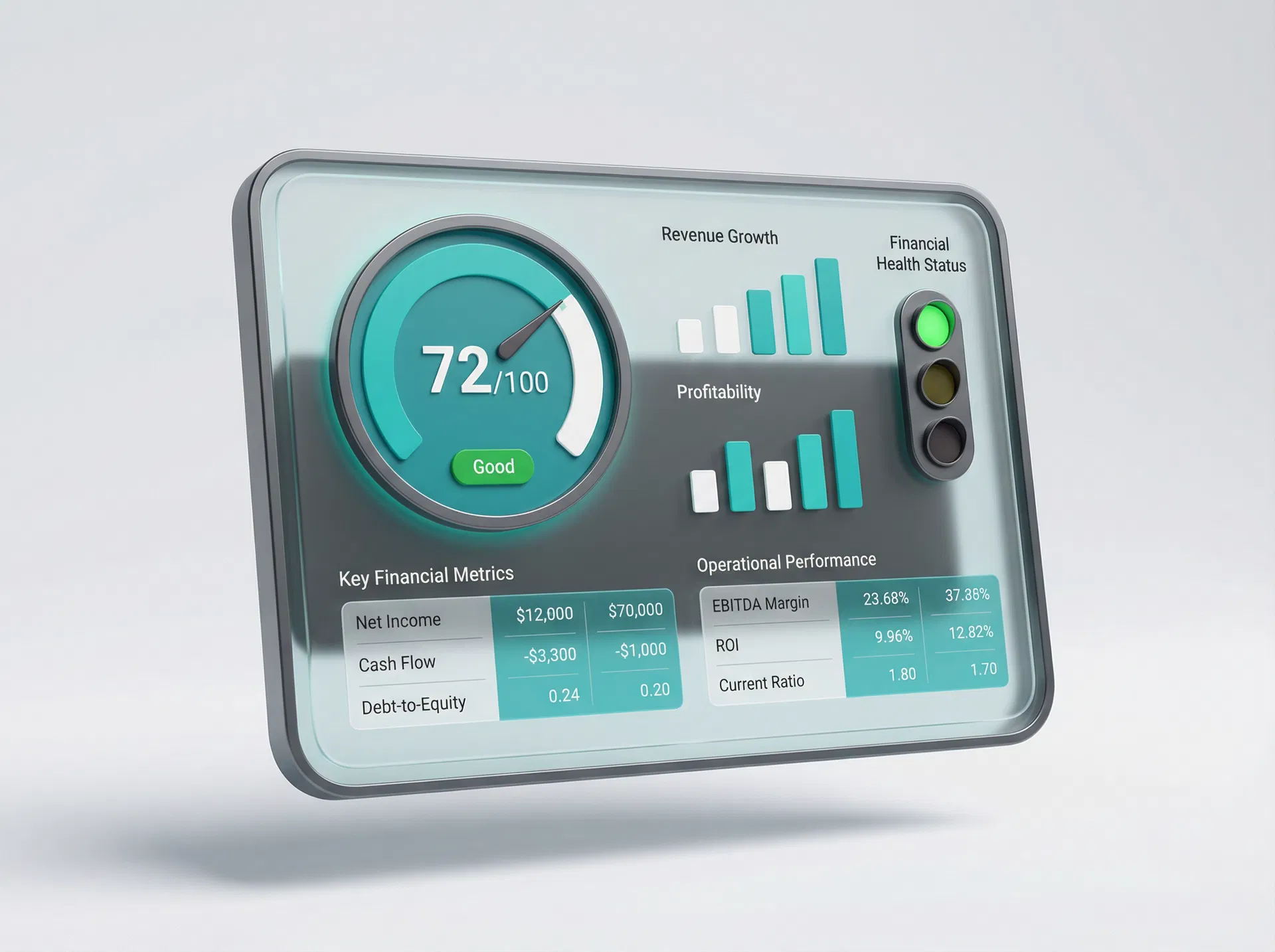 Financial Readiness Index — sample scorecard output