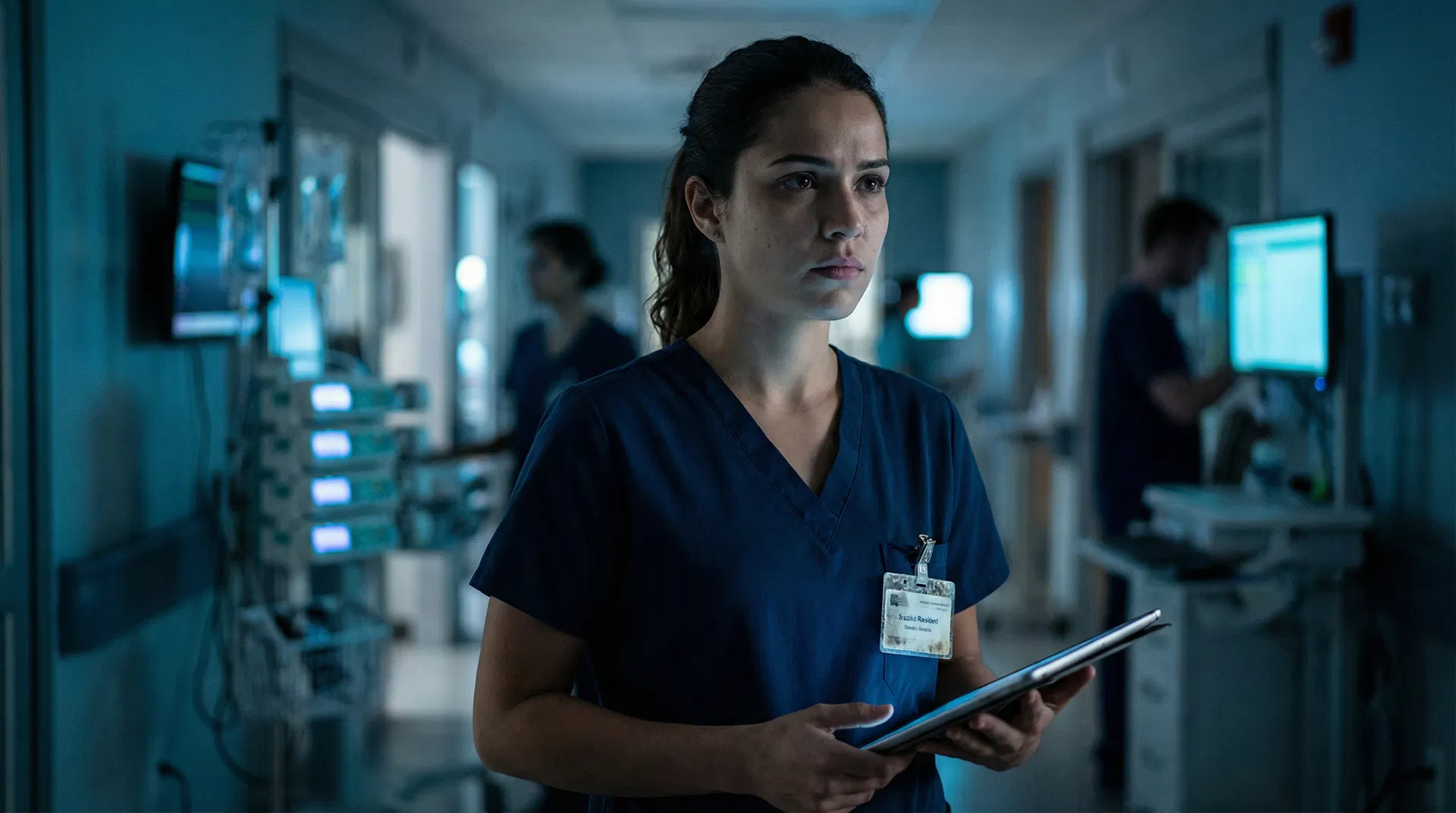 Médica residente brasileira em hospital — Bolsa Moradia para residência médica