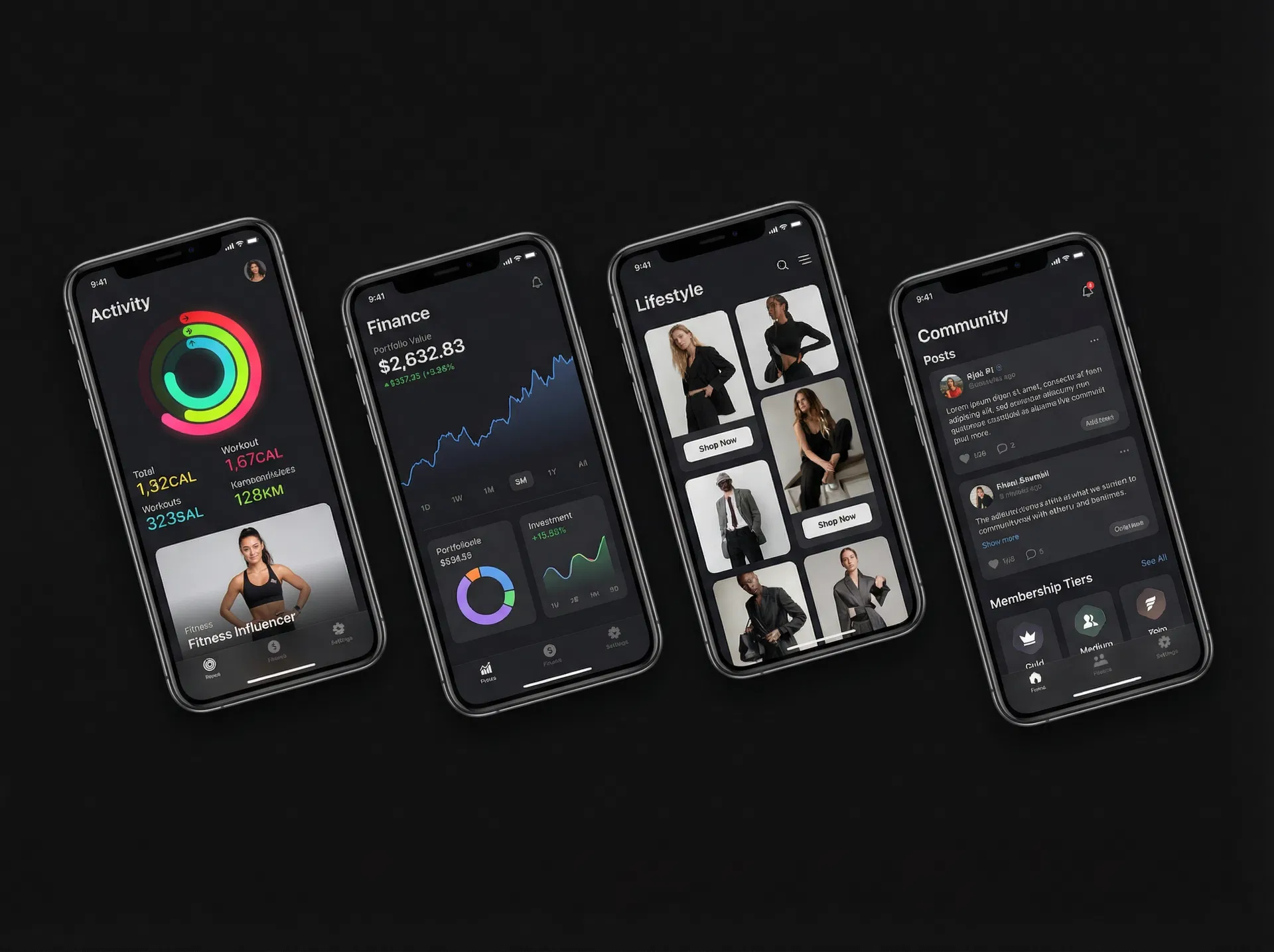 App showcase across niches