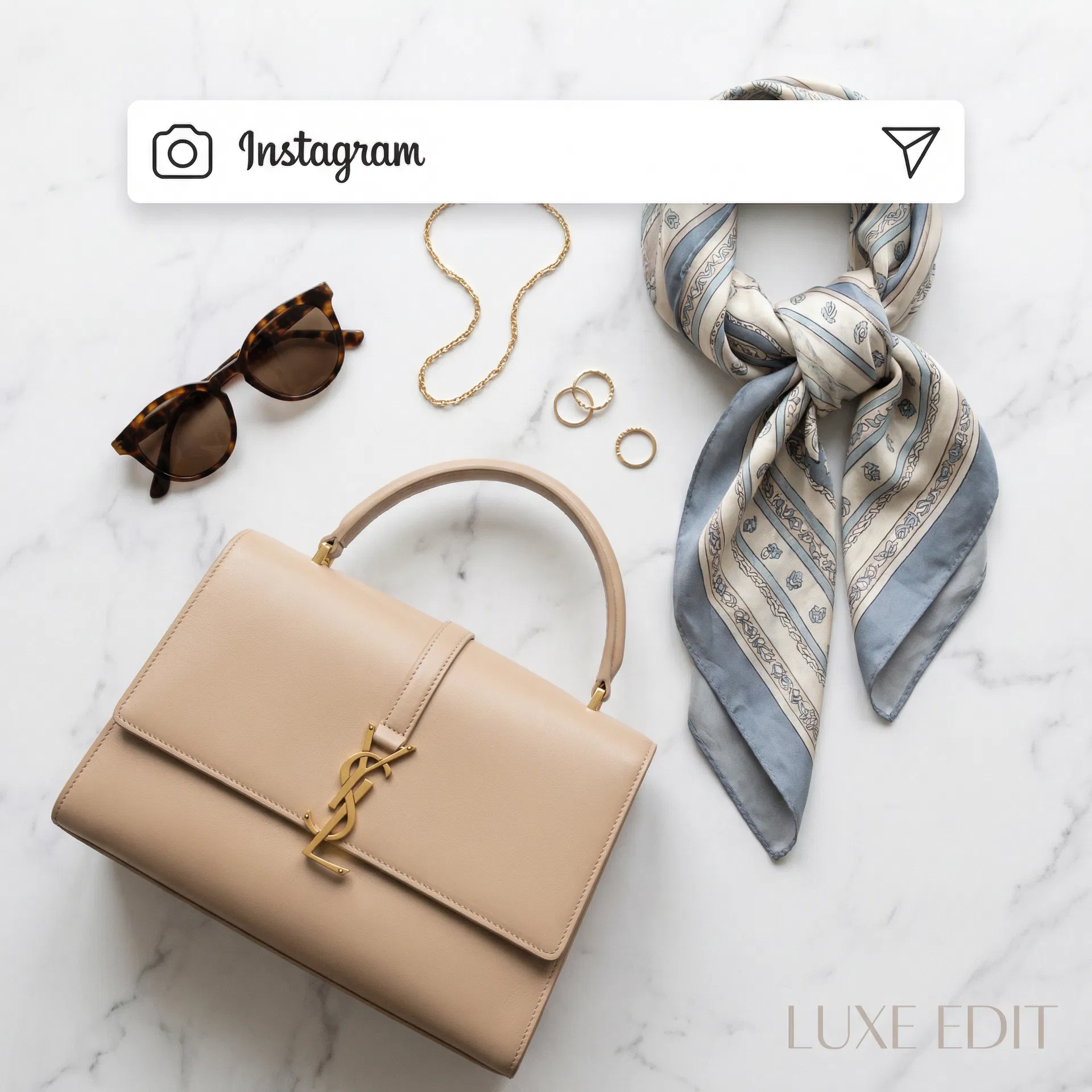 Instagram Fashion Flat-Lay