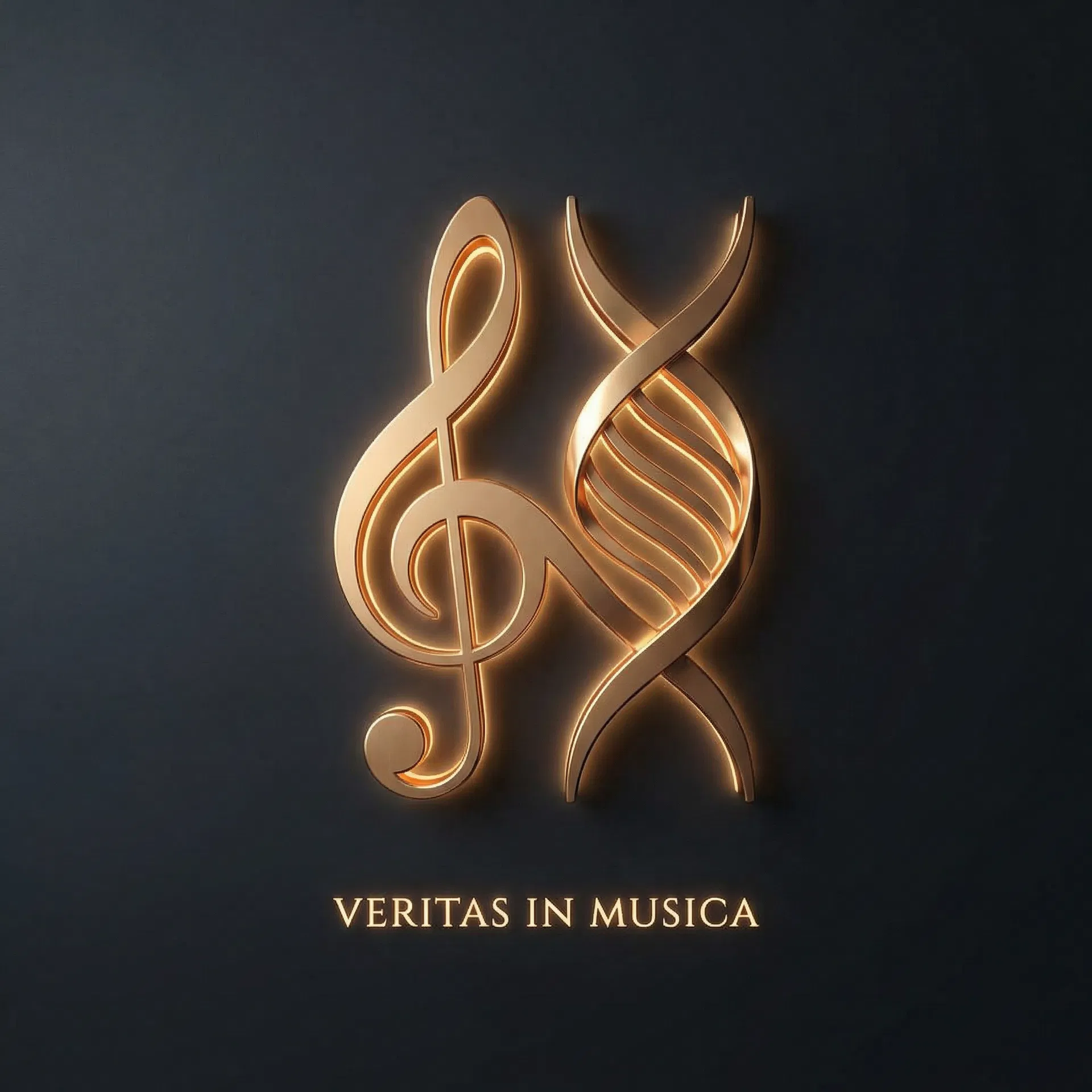 Truth symbol - musical note and DNA