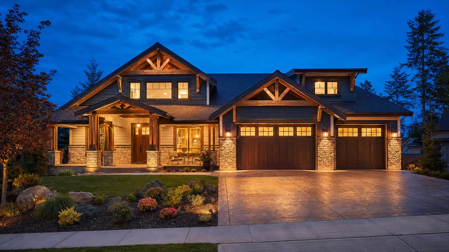 Completed residential home