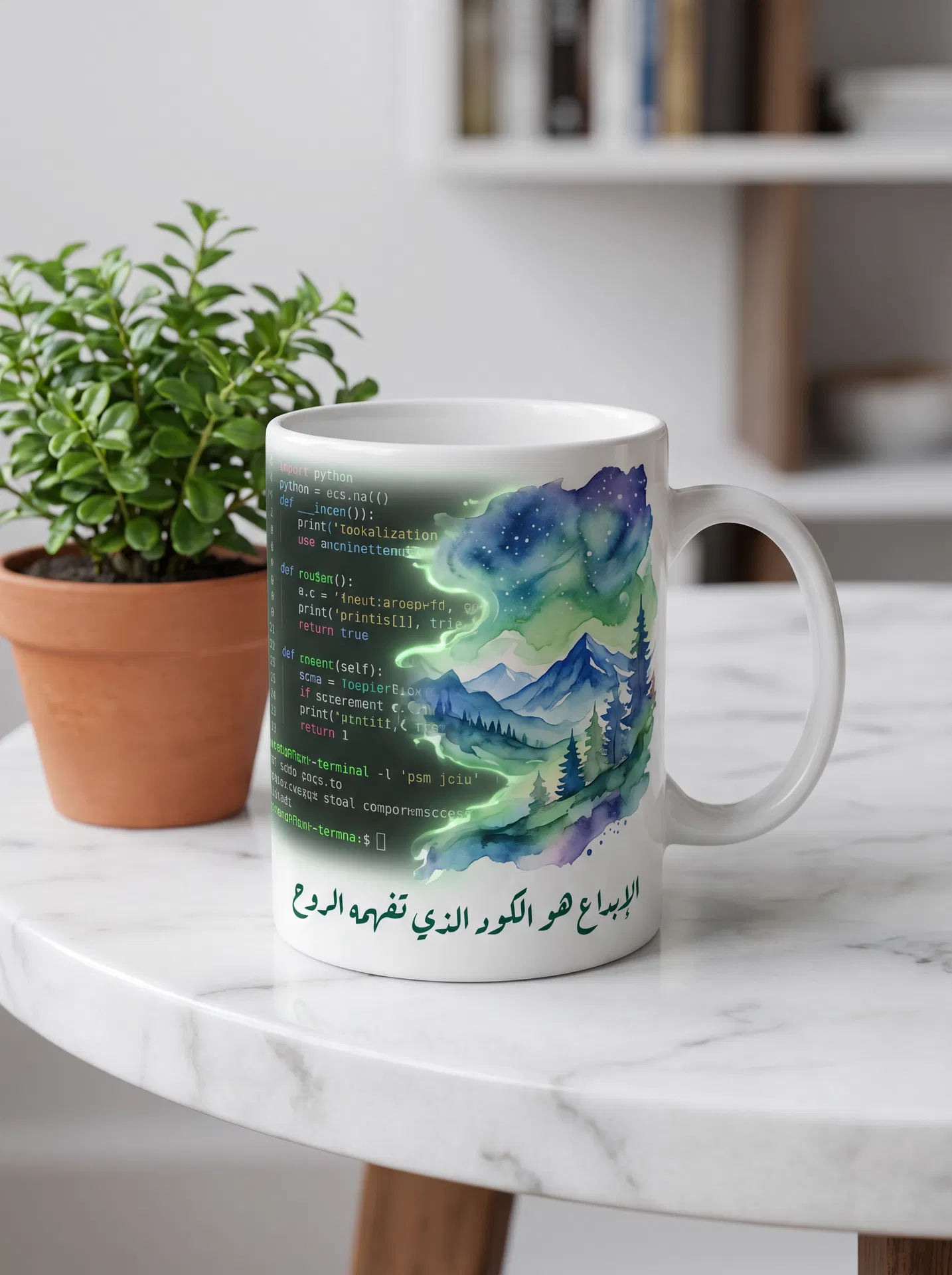 كوب الكود والإبداع