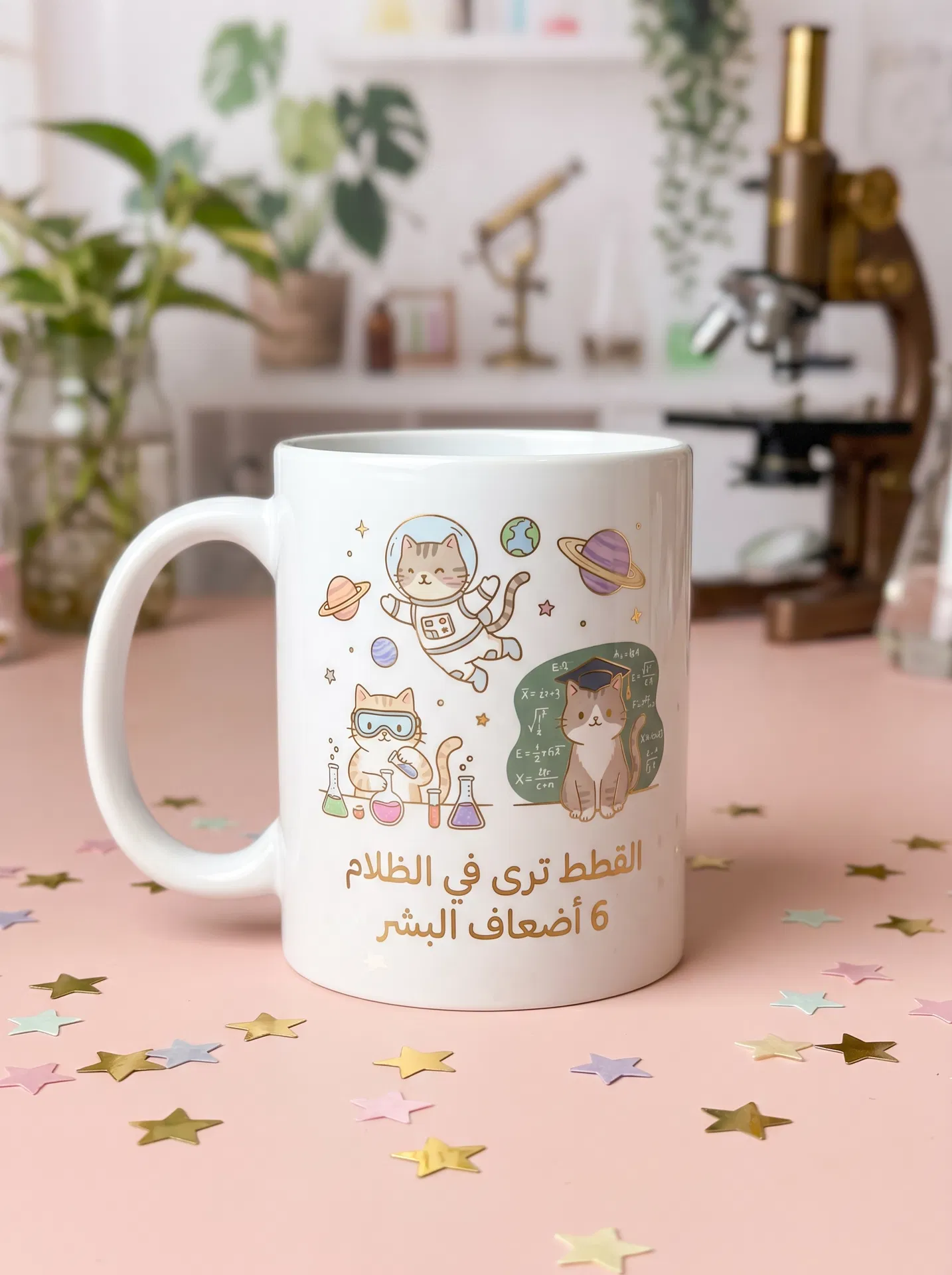 كوب القطط العلماء